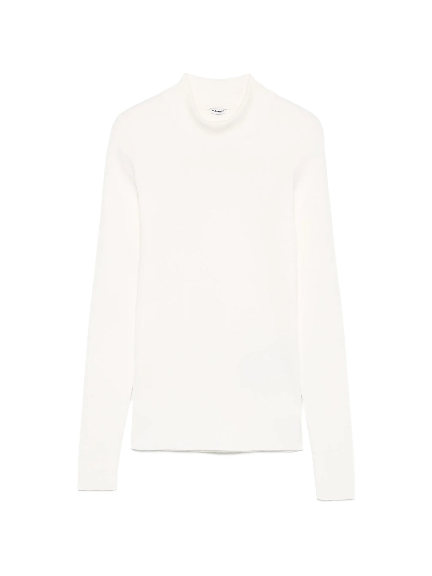 ribbed-knit mock-neck sweater