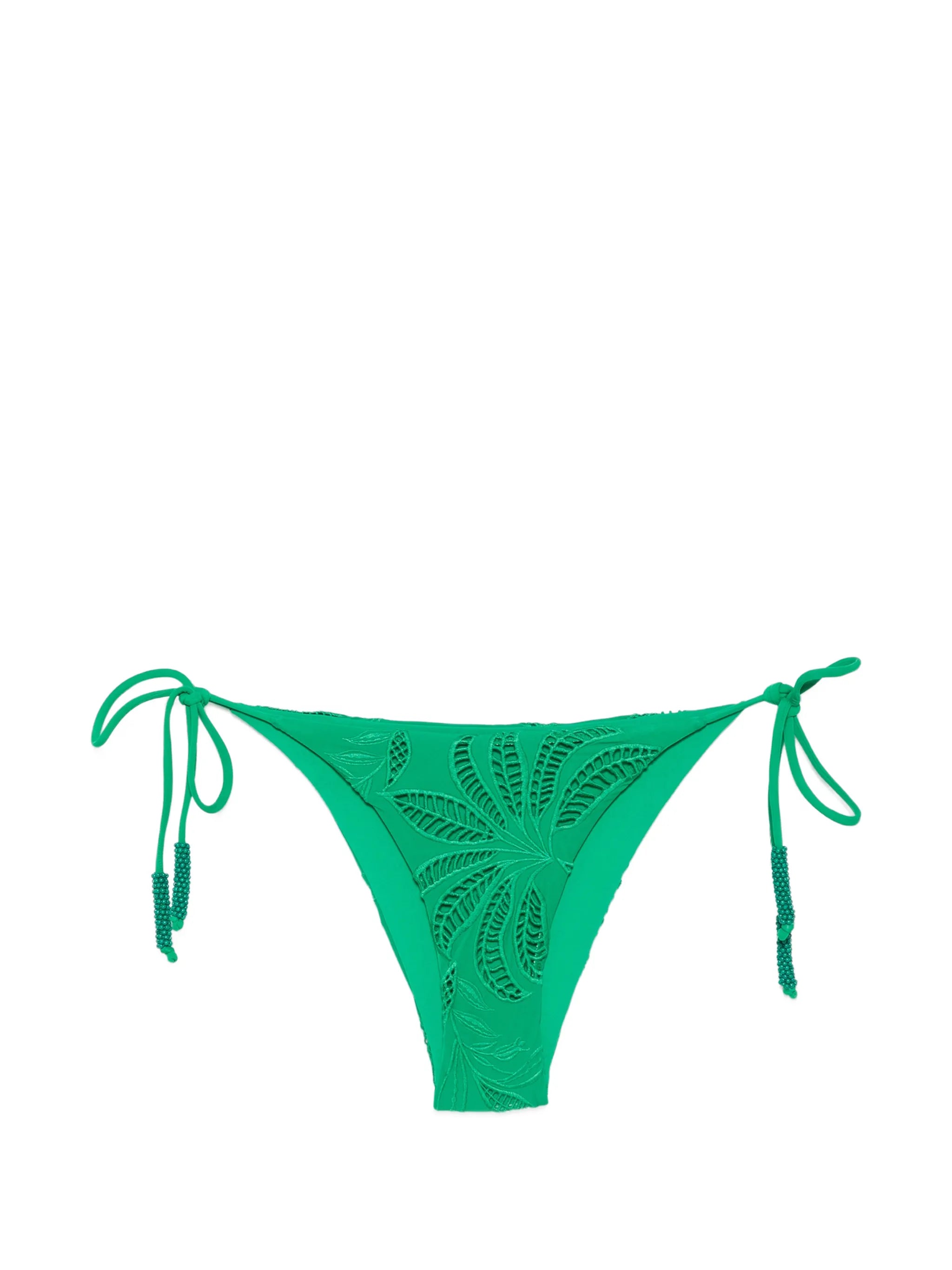 beaded cut-out bikini bottoms