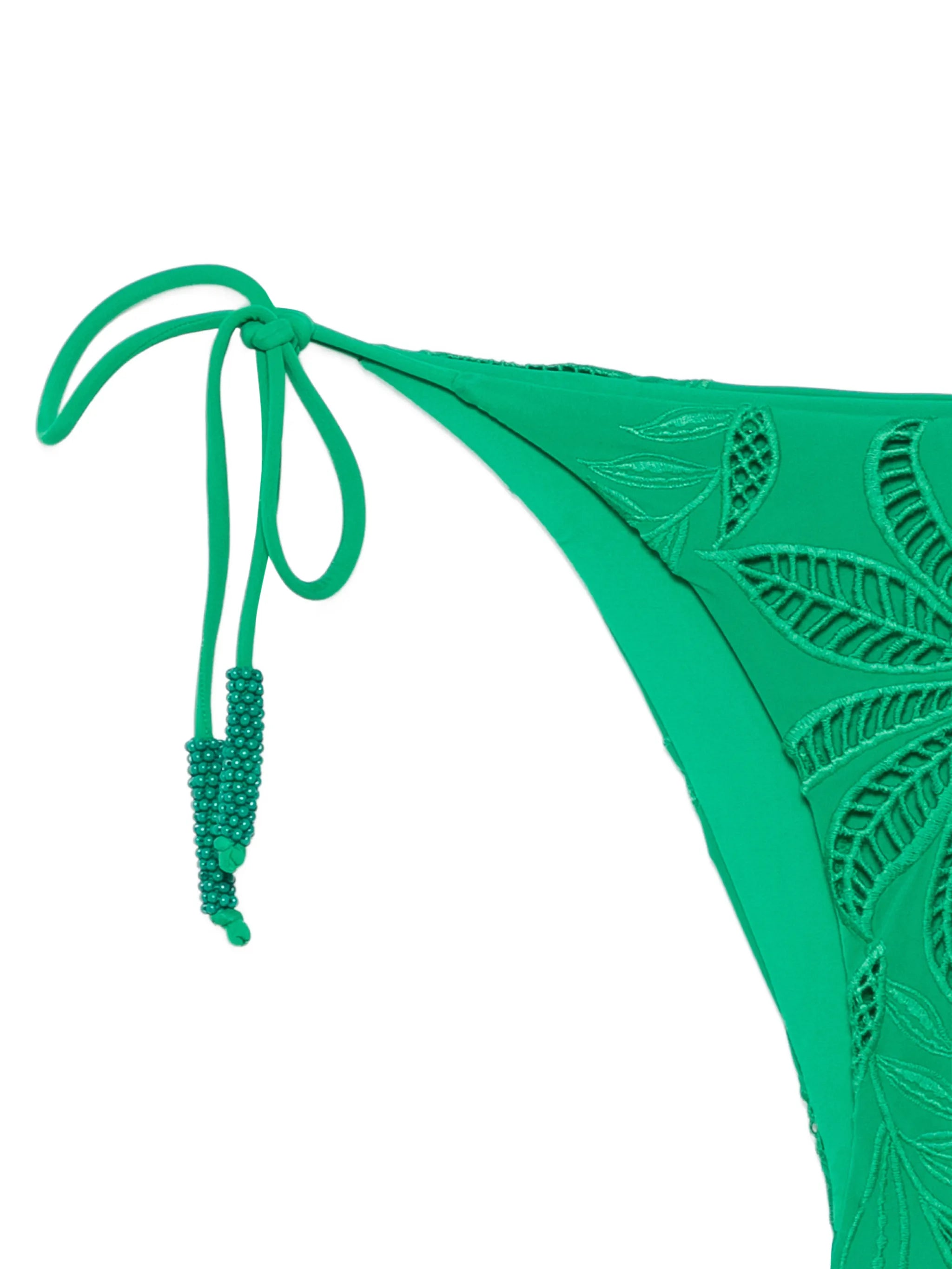 beaded cut-out bikini bottoms