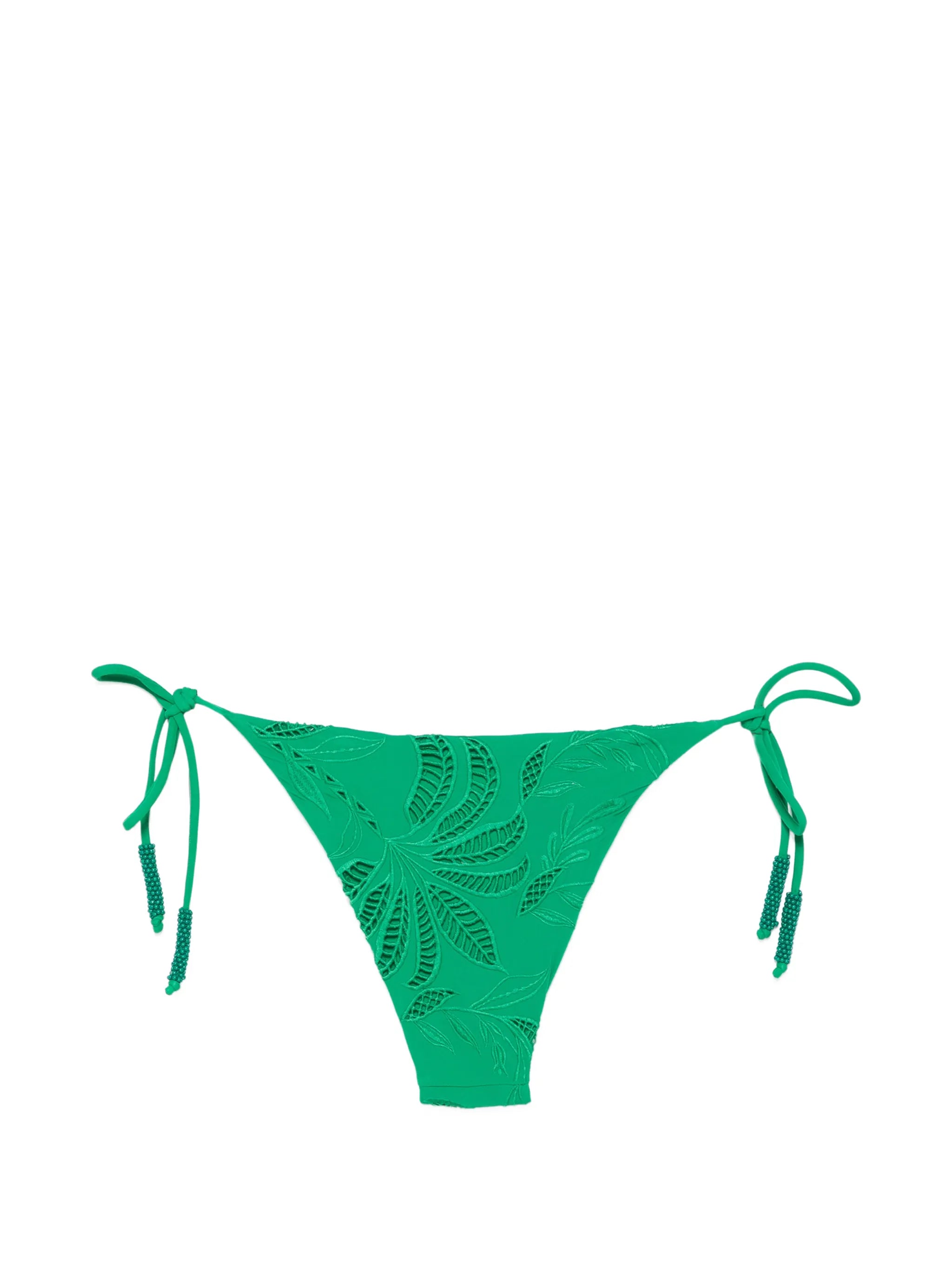 beaded cut-out bikini bottoms