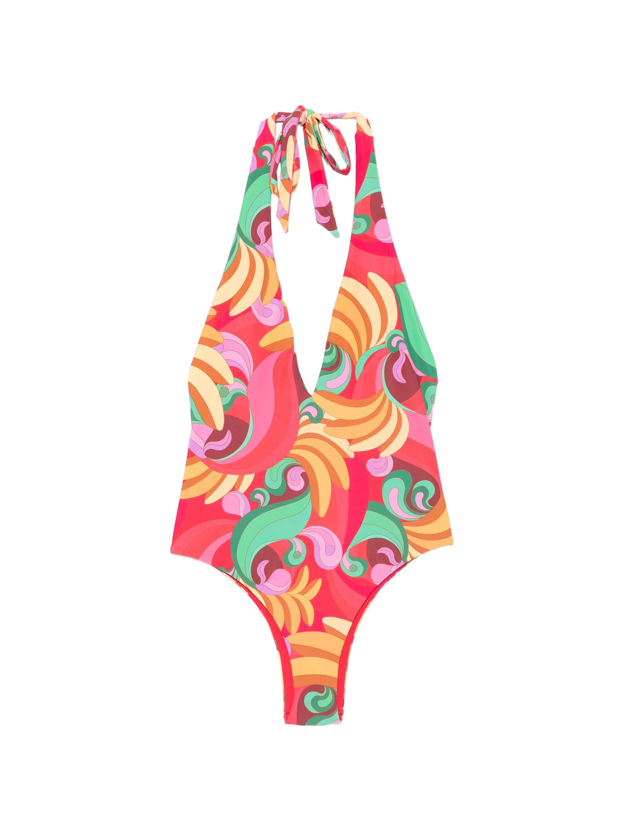 halterneck swimsuit