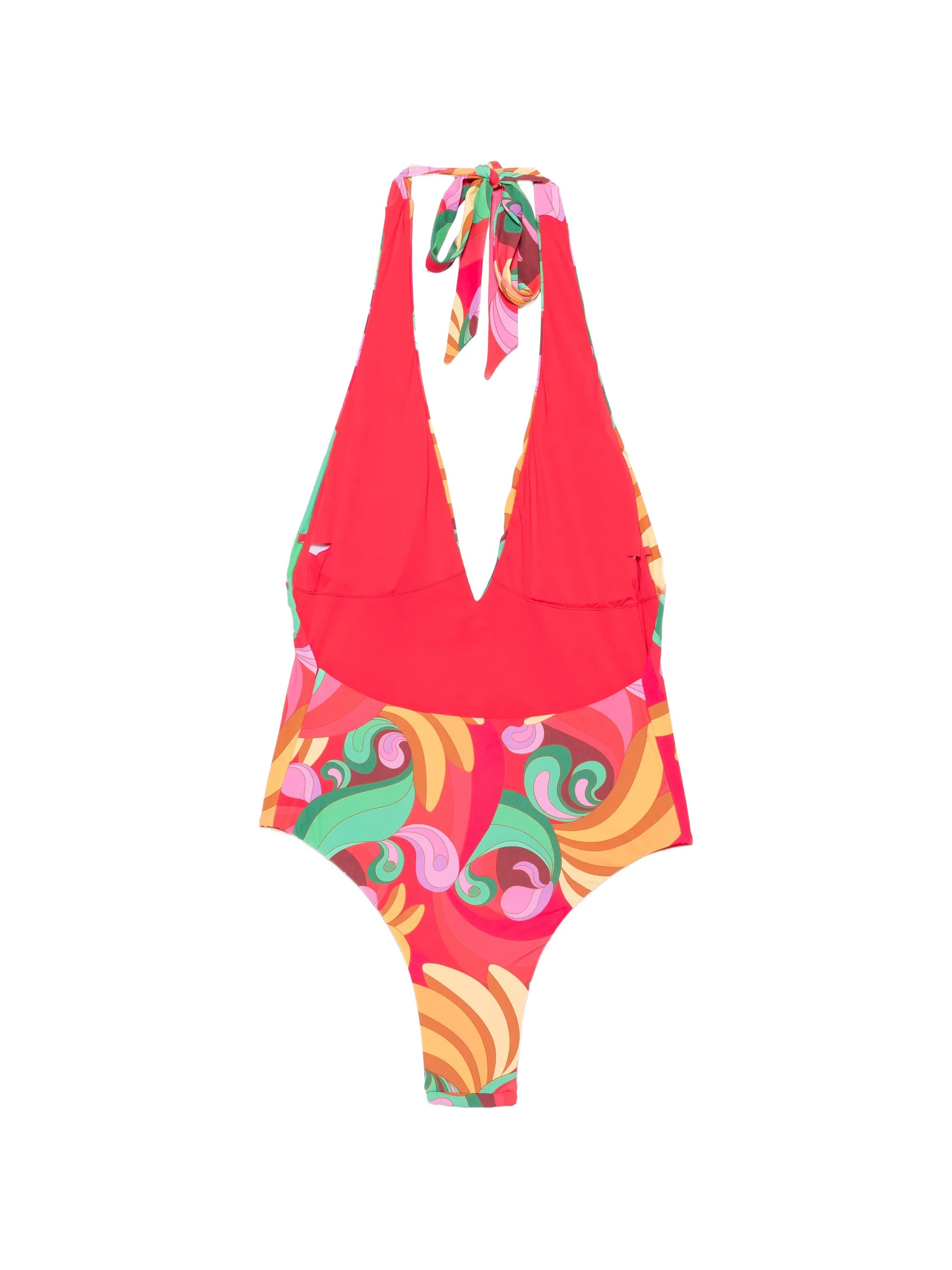 halterneck swimsuit