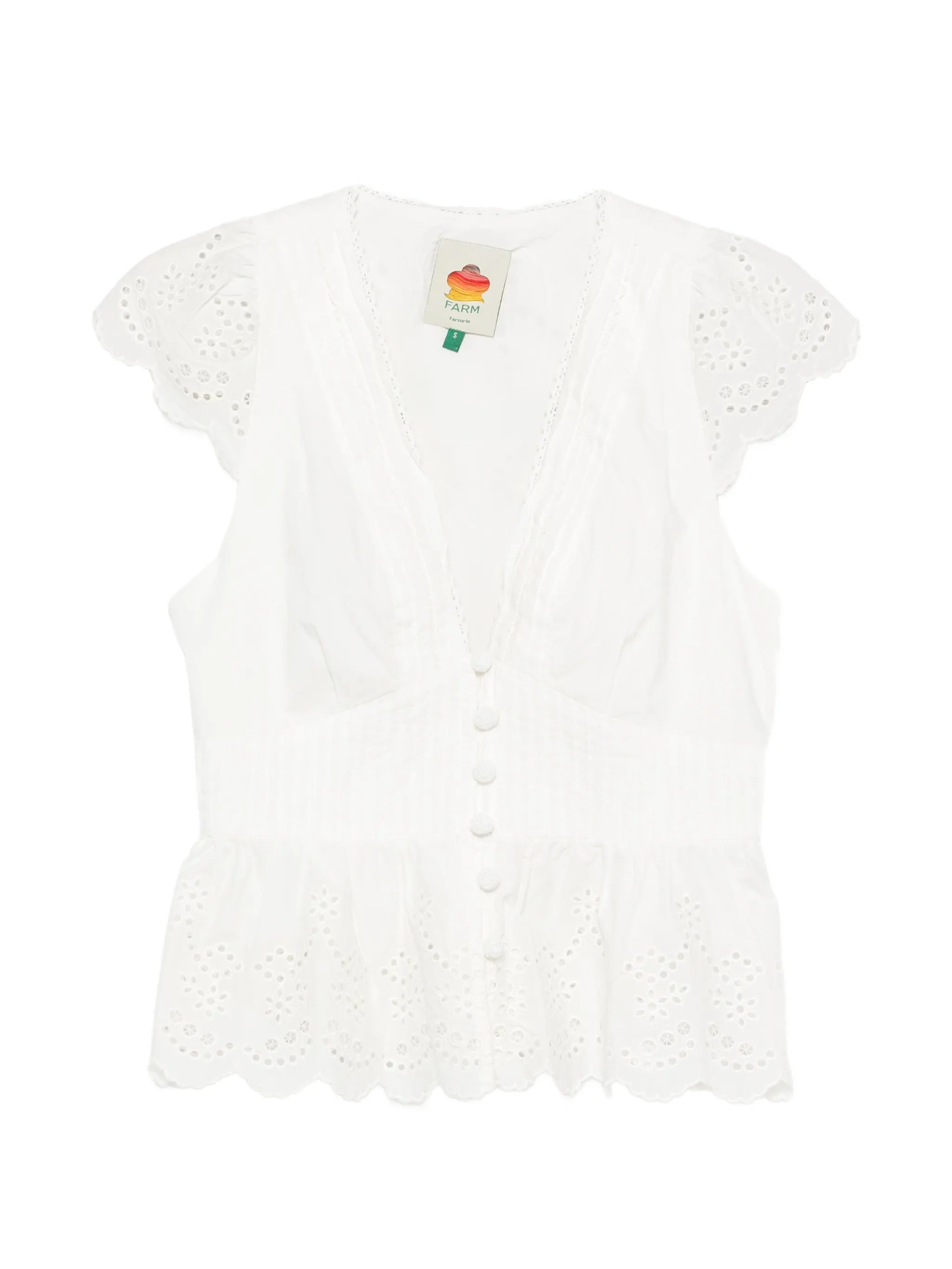 embroidered lace blouse
