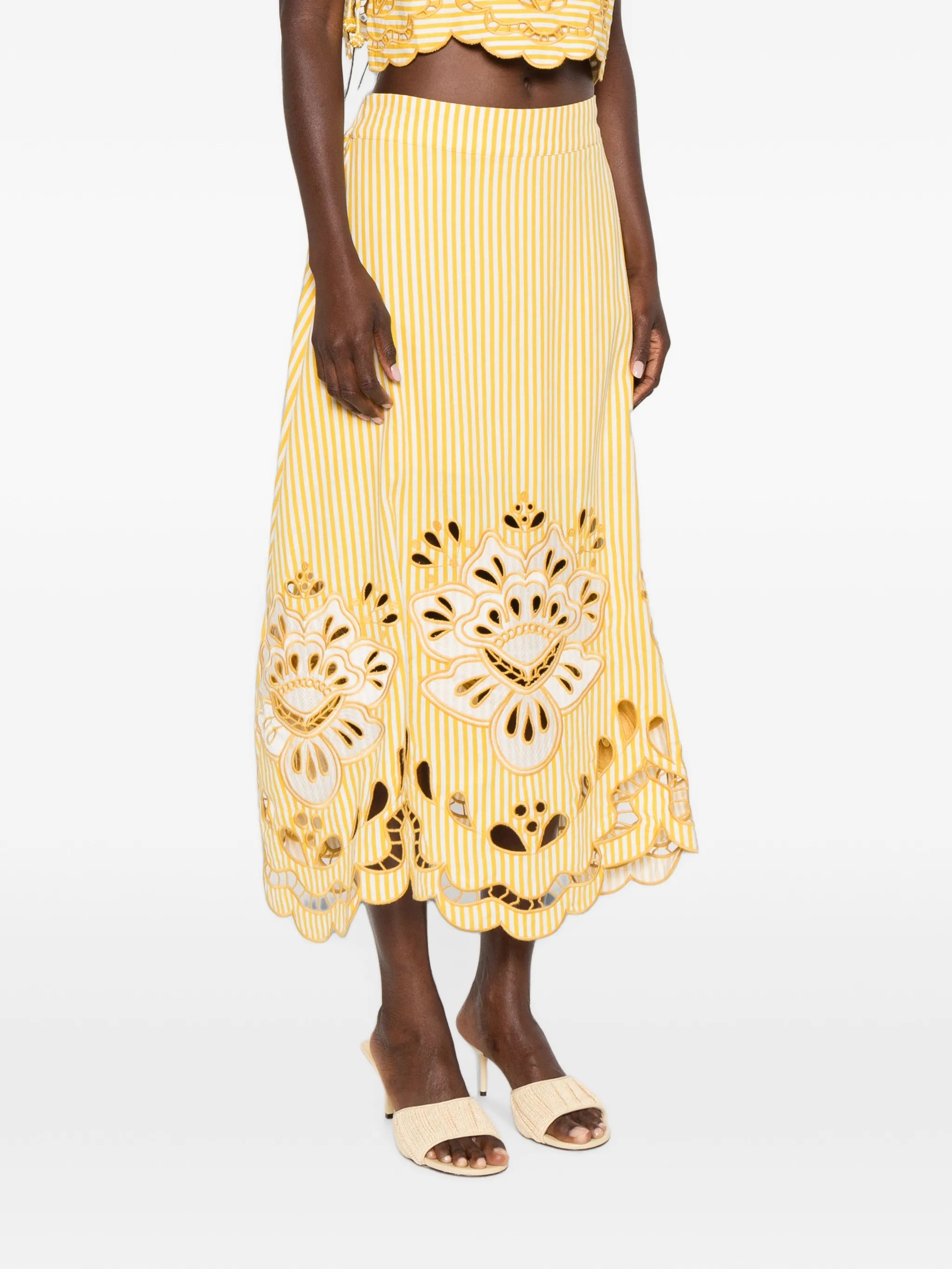 Richelieu midi skirt