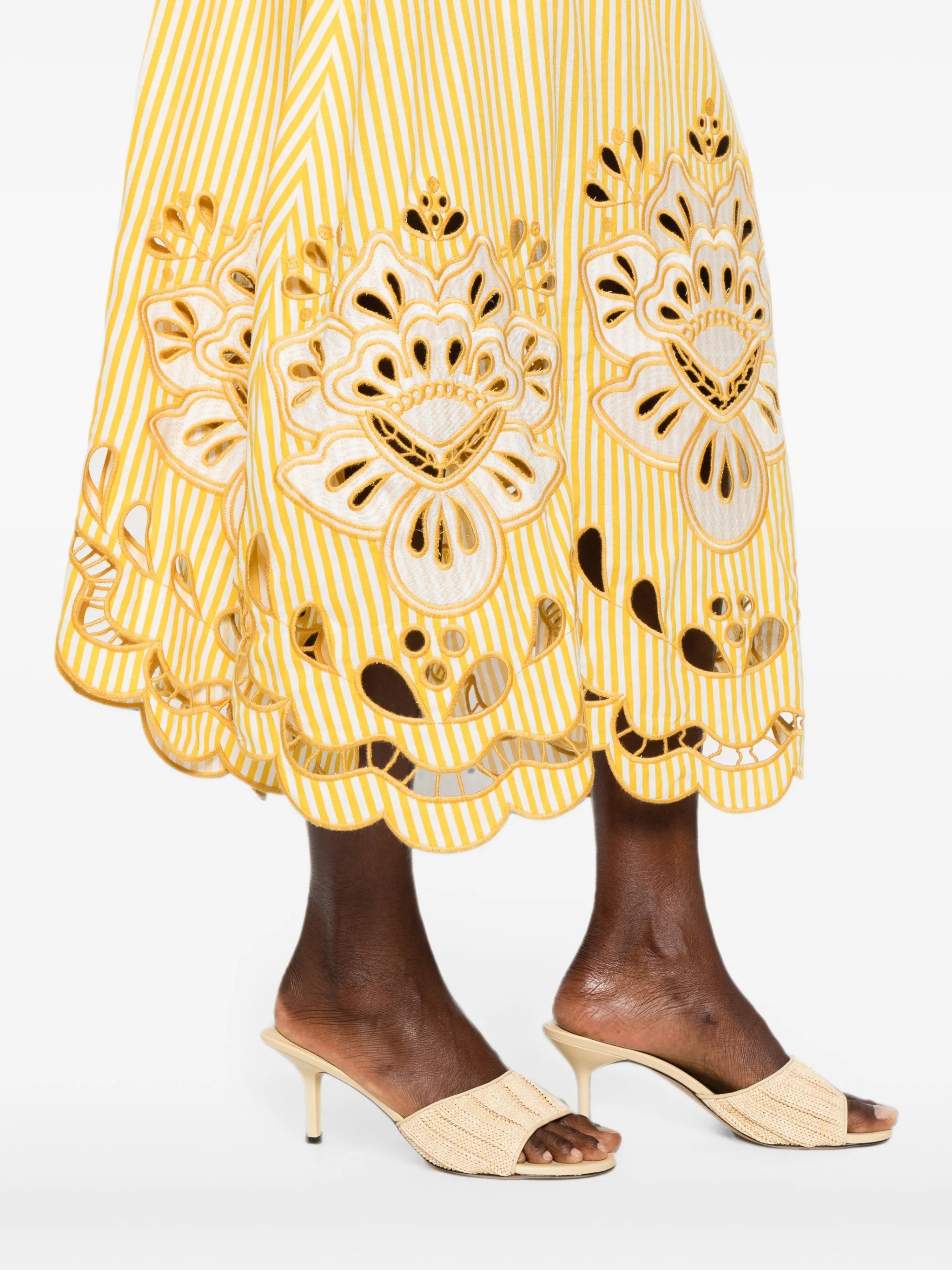 Richelieu midi skirt