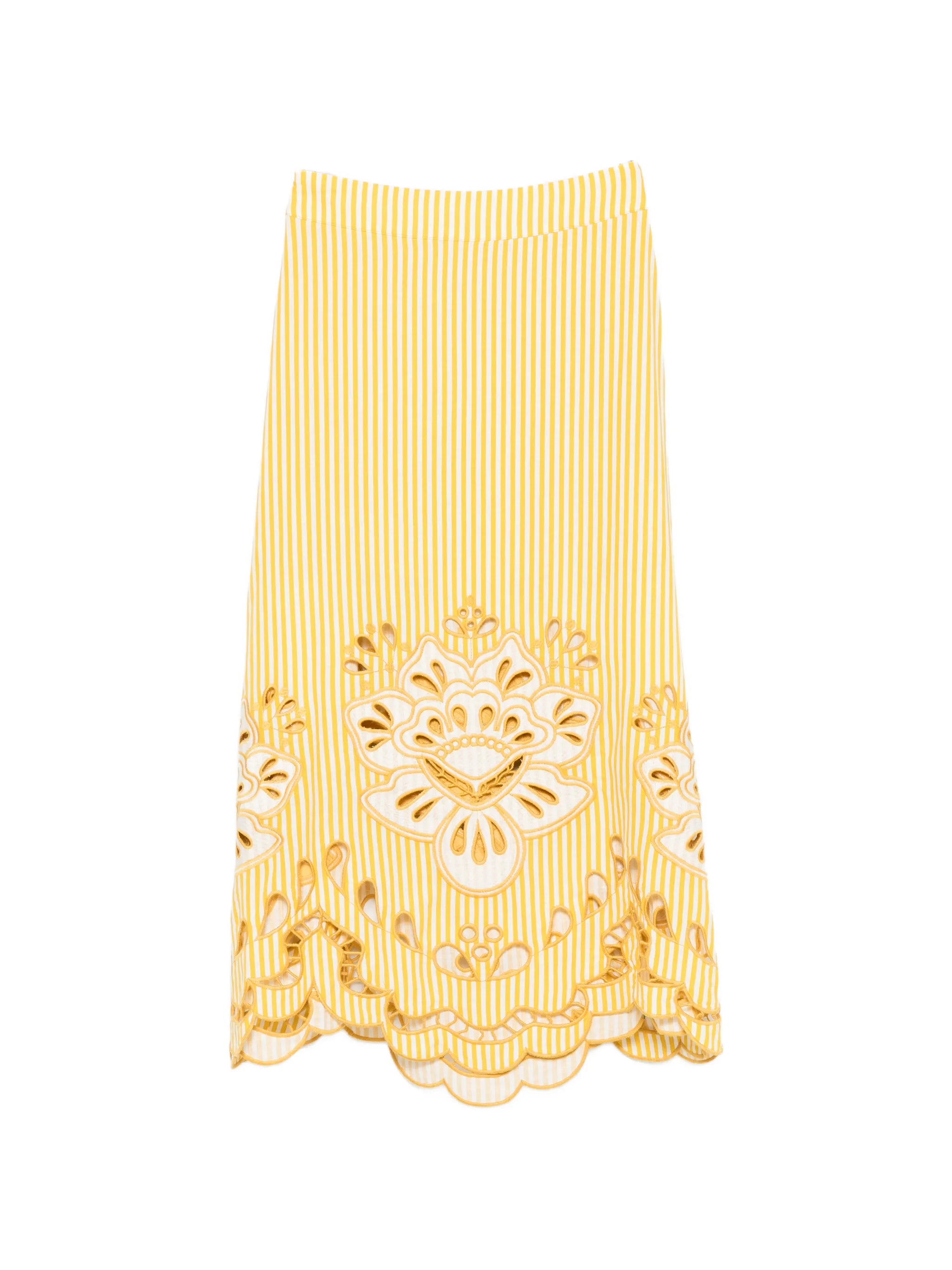 Richelieu midi skirt