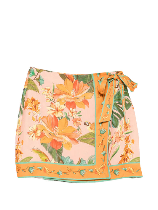birds lenzing™ ecovero™ mini skirt