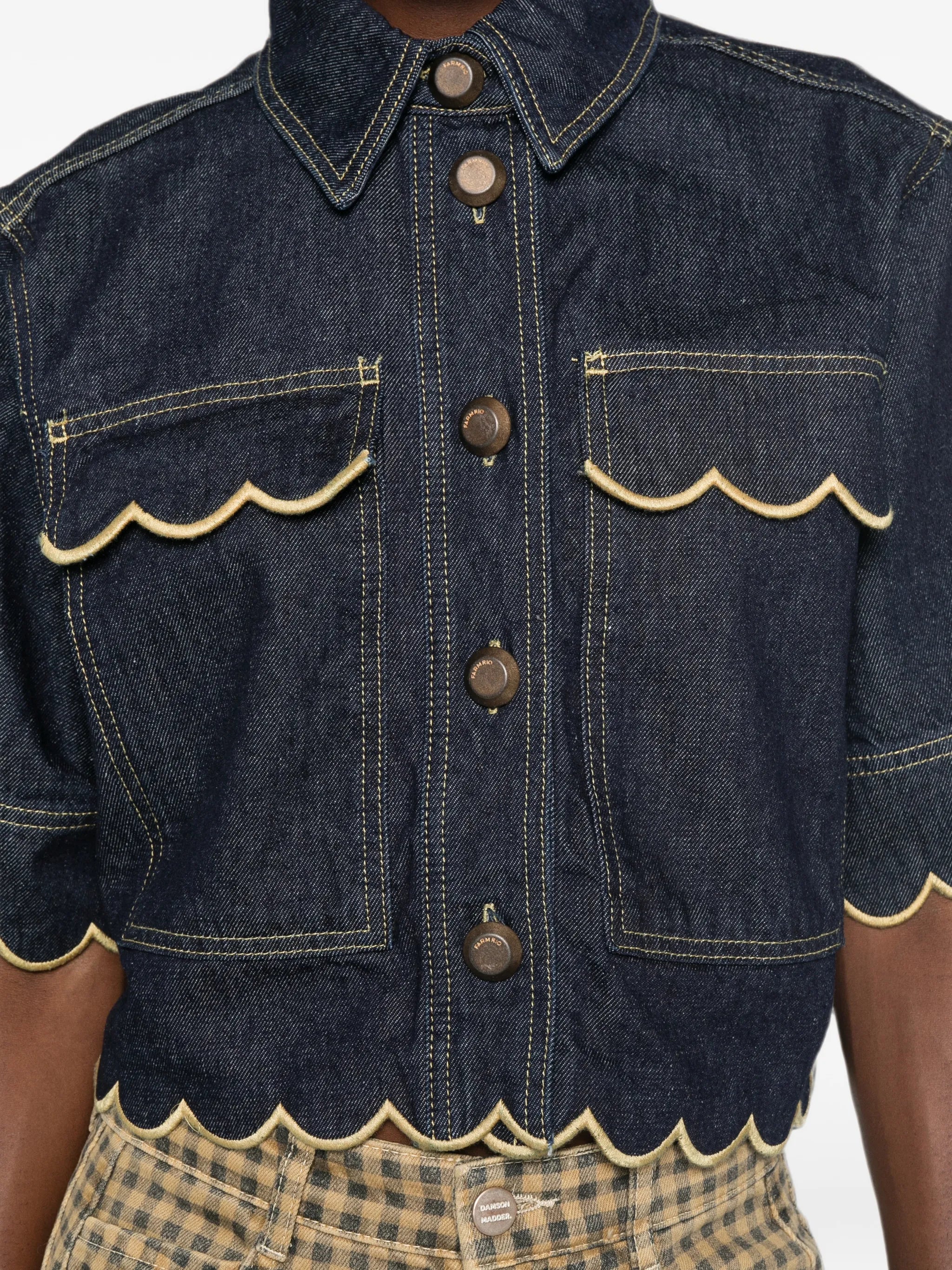 scallop-edge shirt