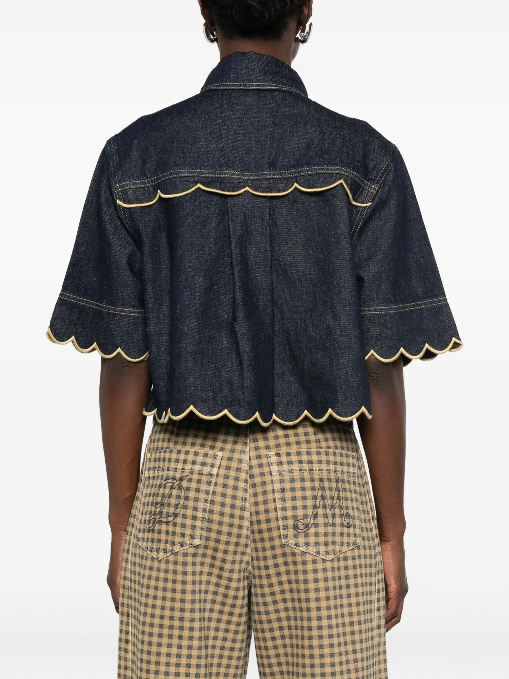 scallop-edge shirt