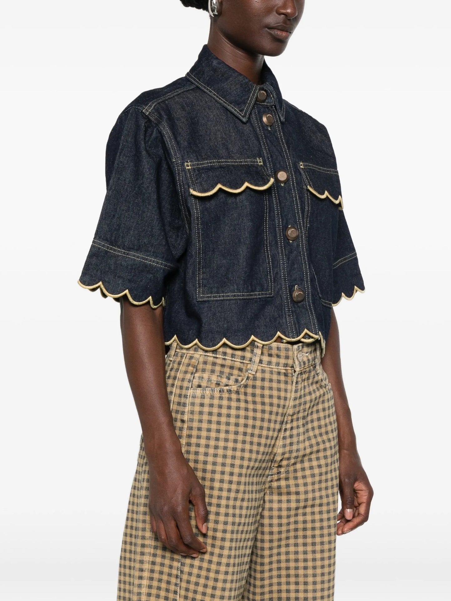 scallop-edge shirt
