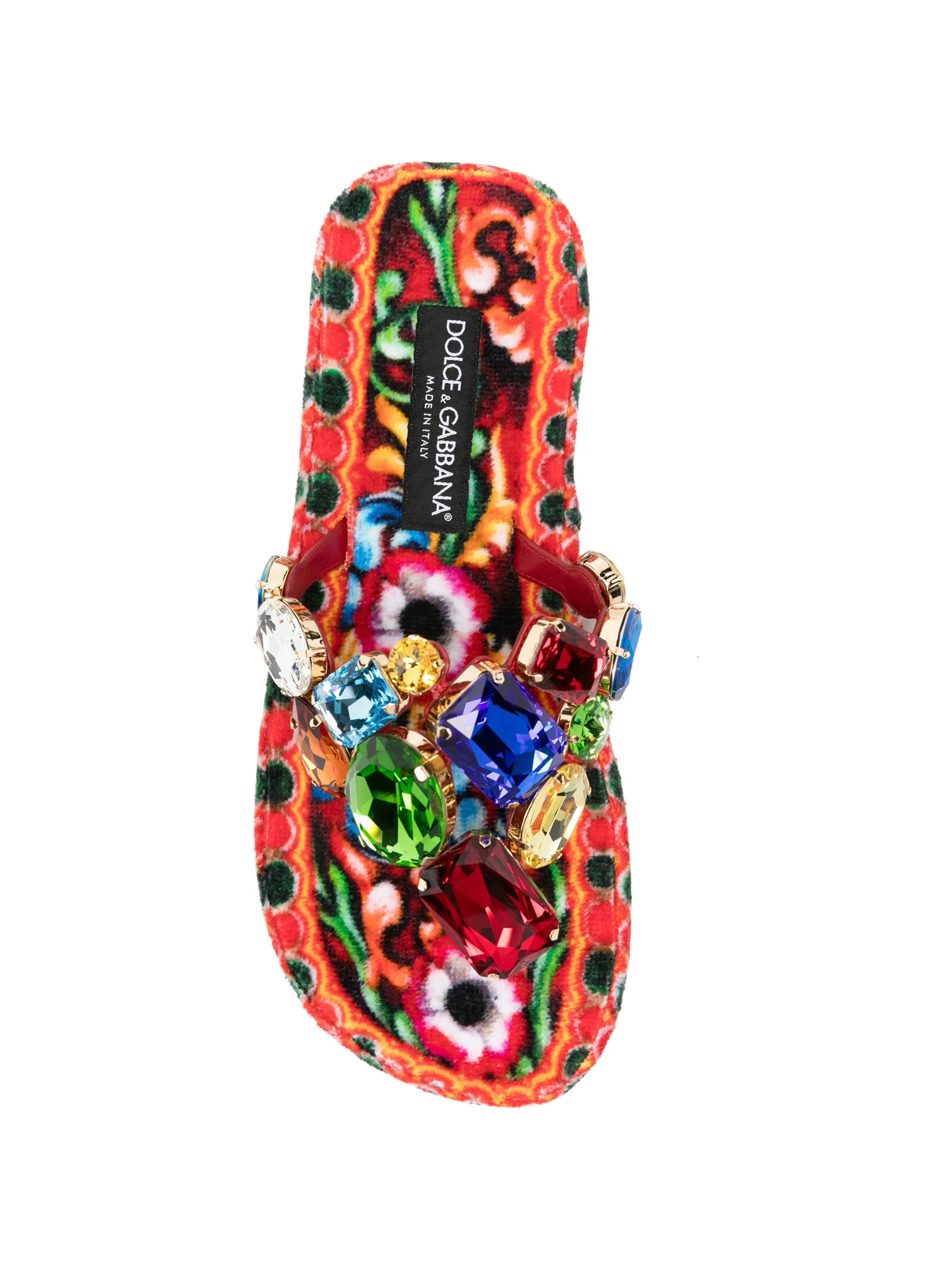 embellished Carretto-print sandals