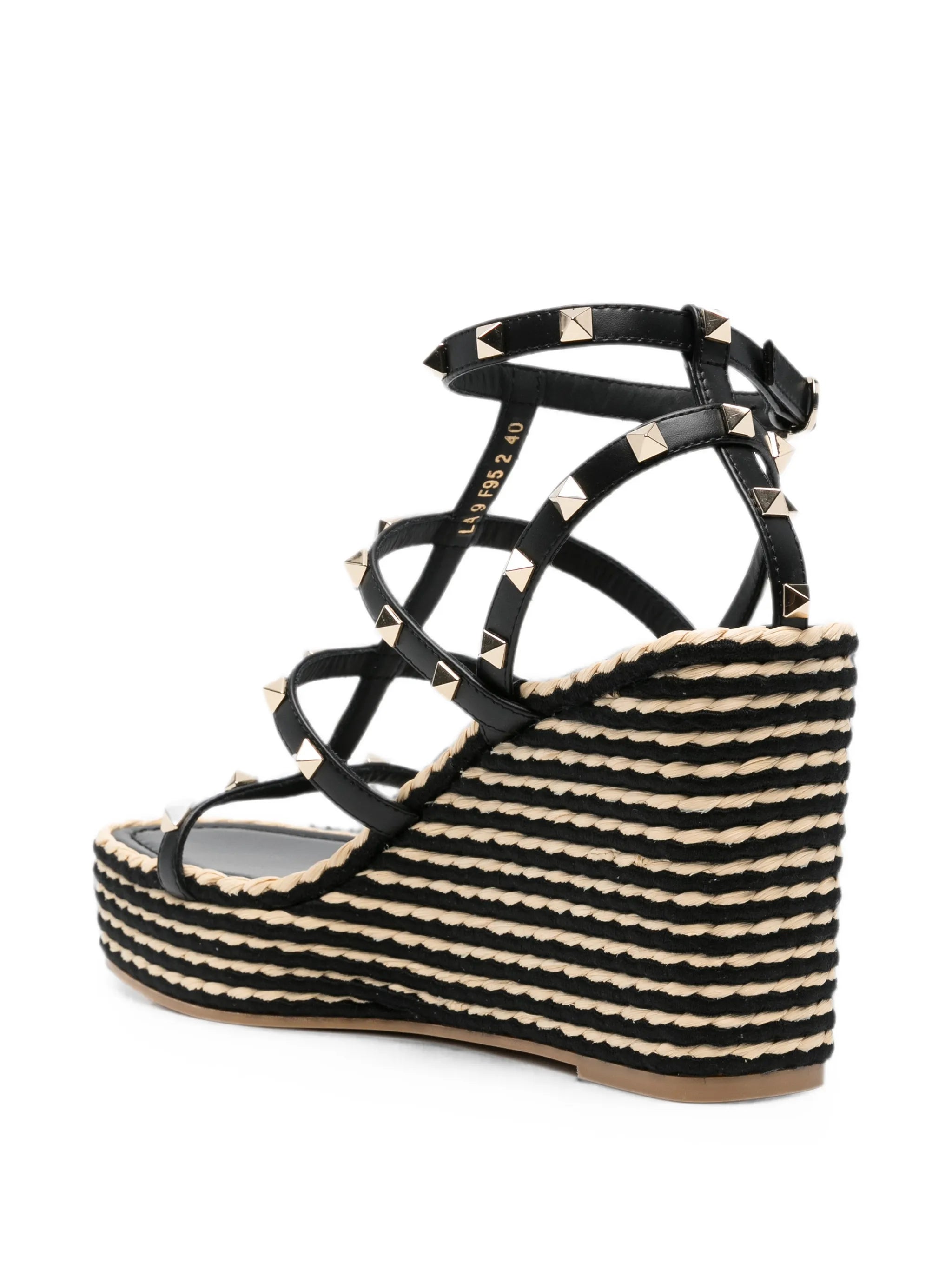 rockstud wedge espadrilles