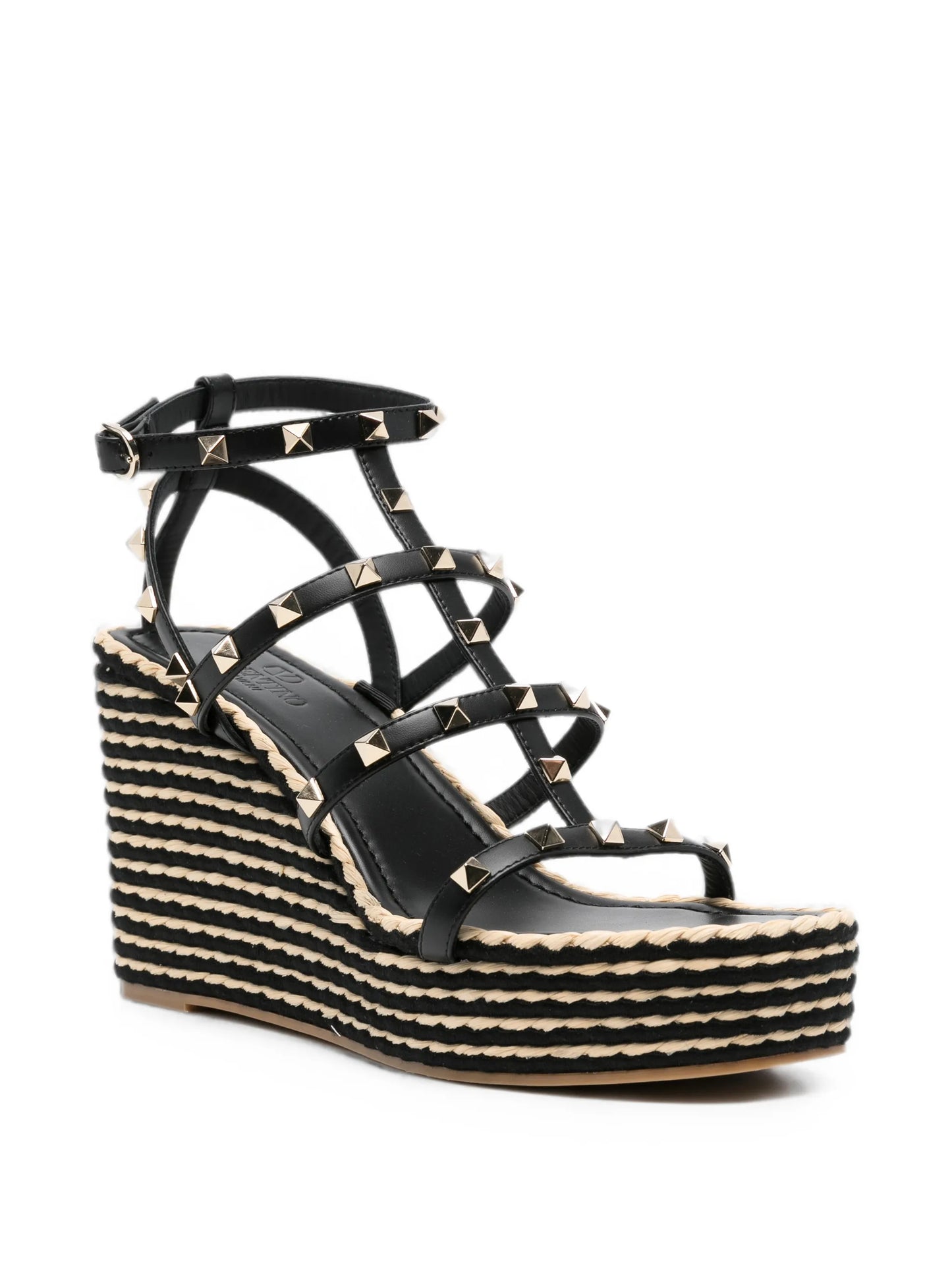 rockstud wedge espadrilles