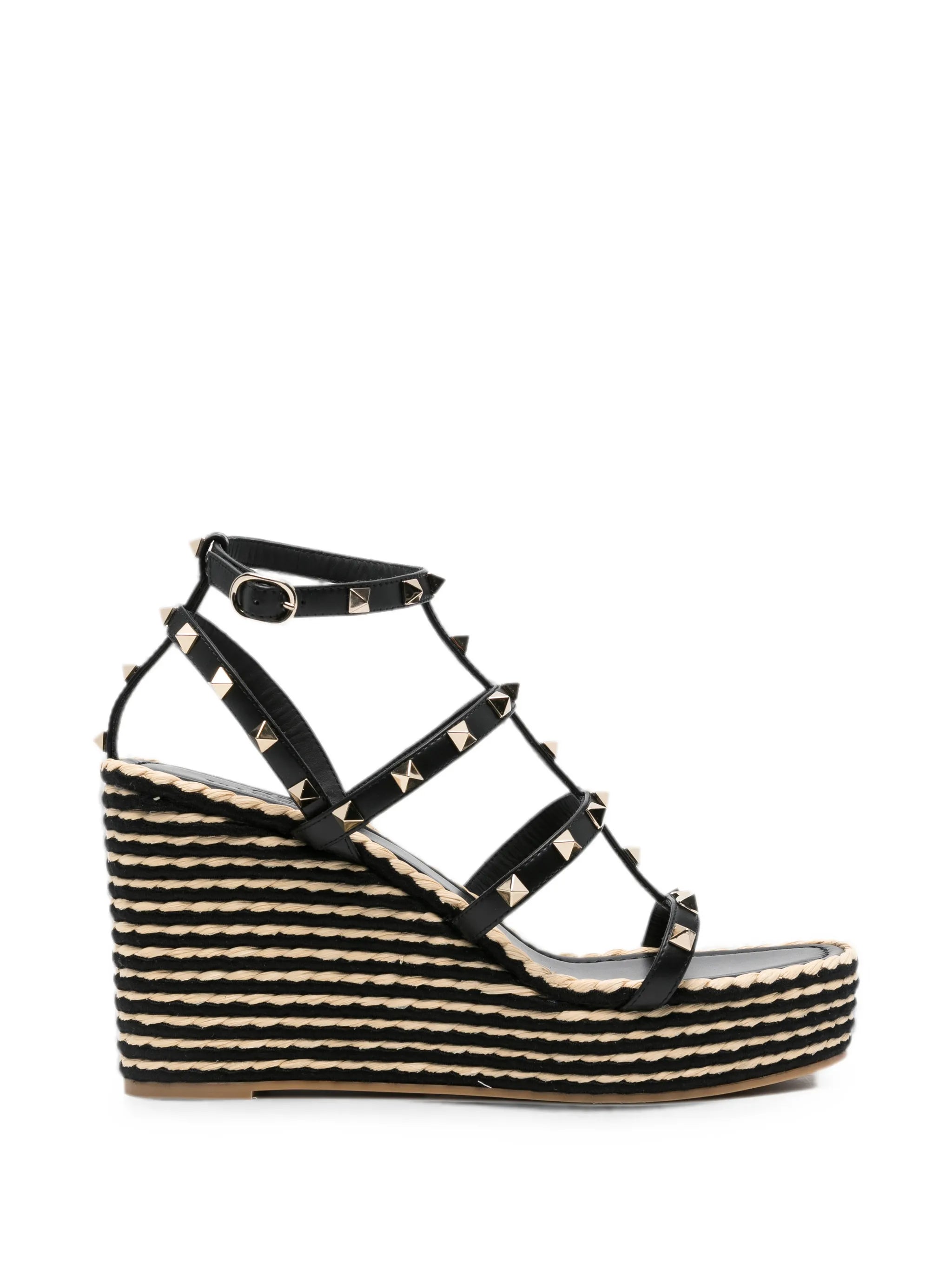 rockstud wedge espadrilles