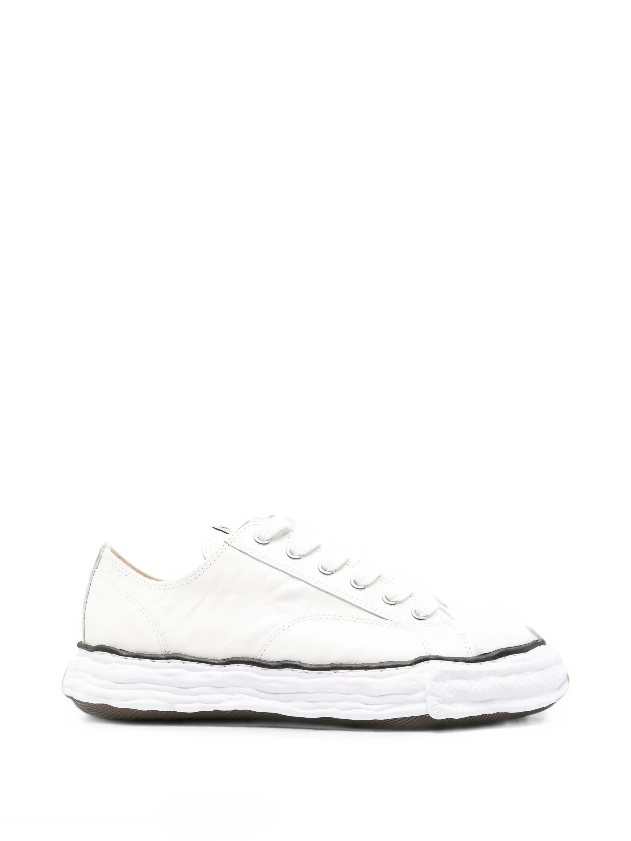 Peterson23 wrinkled leather sneakers