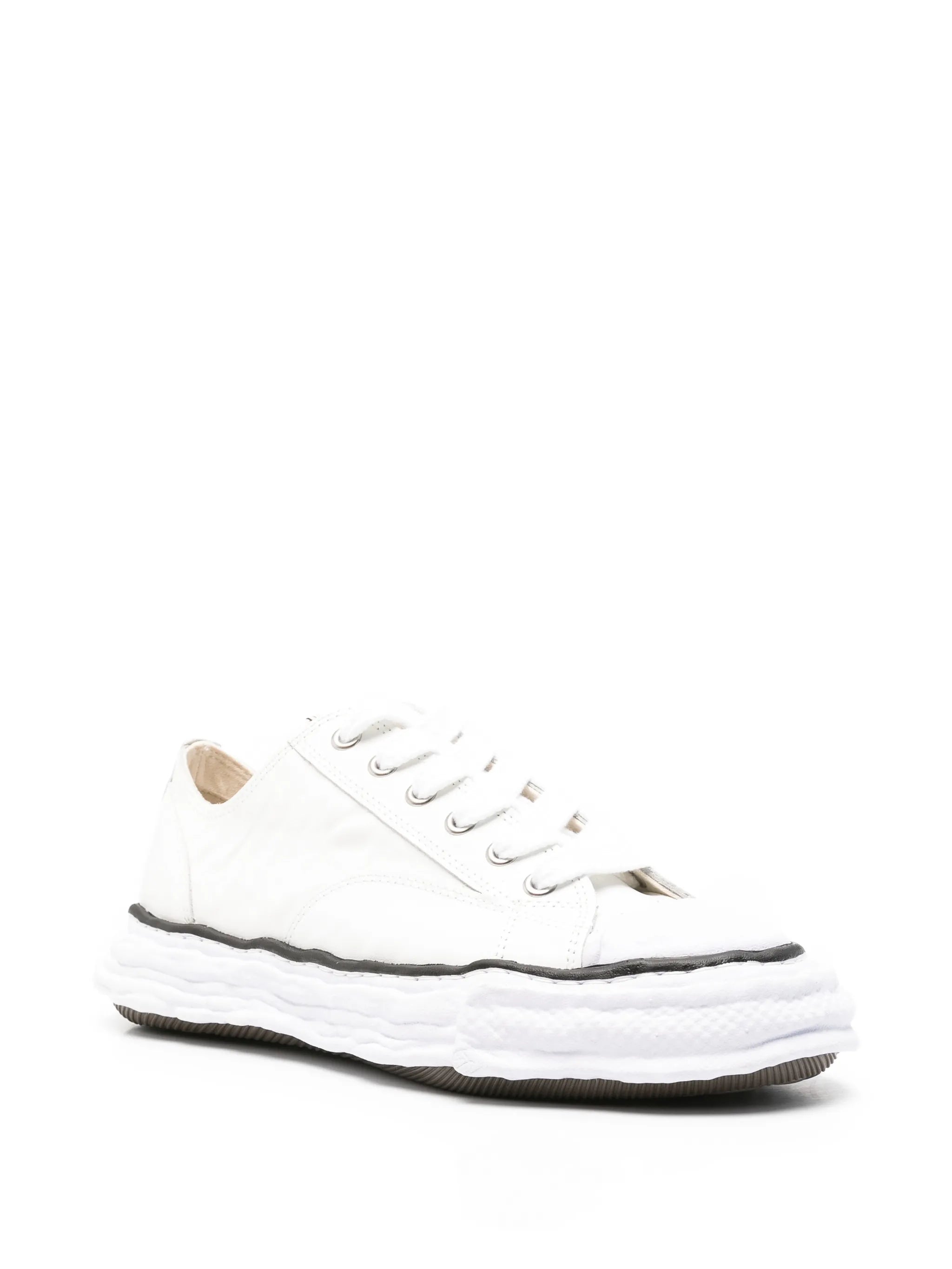 Peterson23 wrinkled leather sneakers