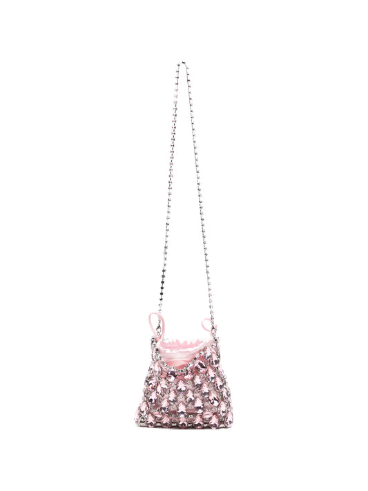 mini crystal-embellished shoulder bag