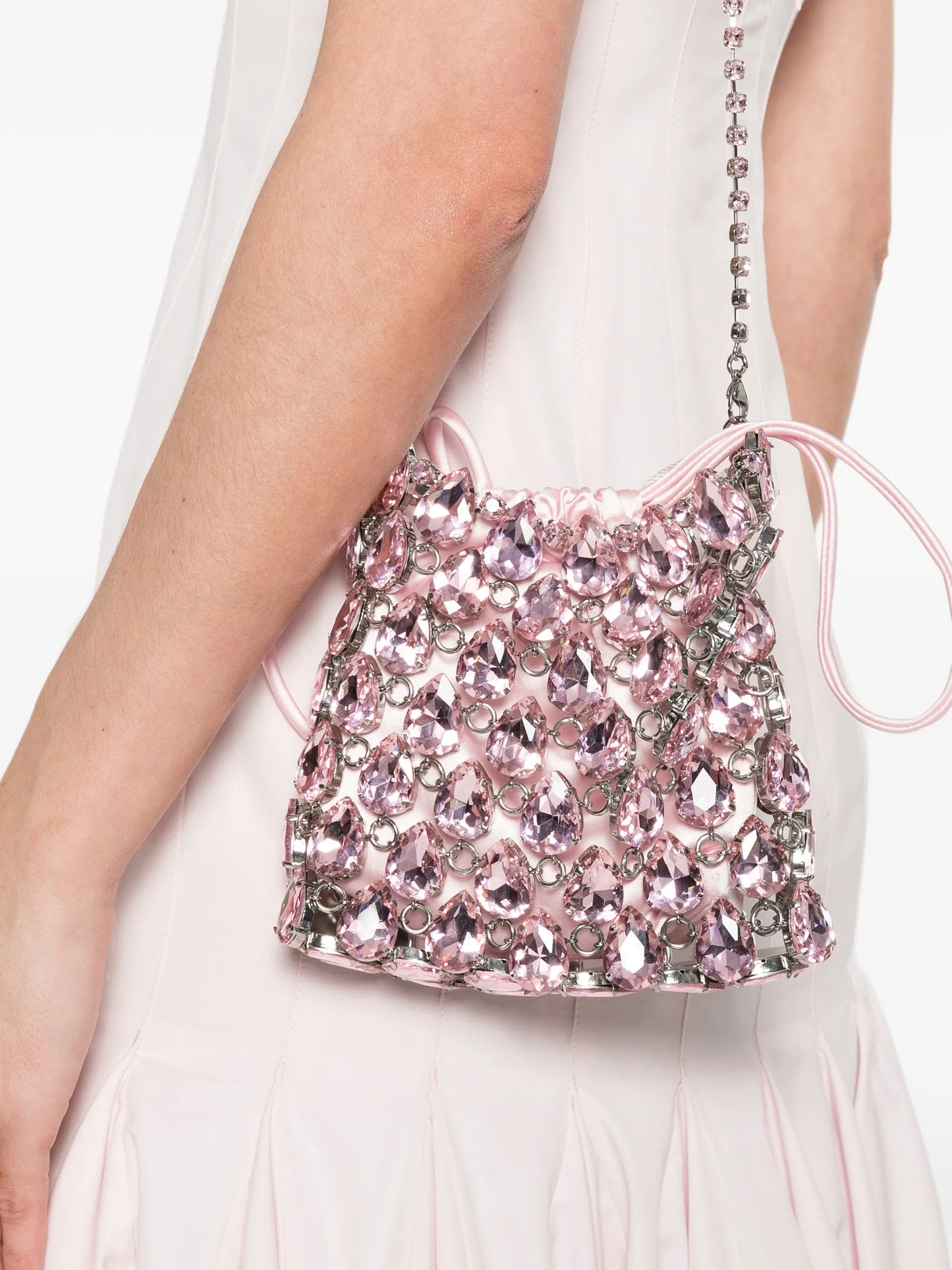 mini Chainmail embellished shoulder bag