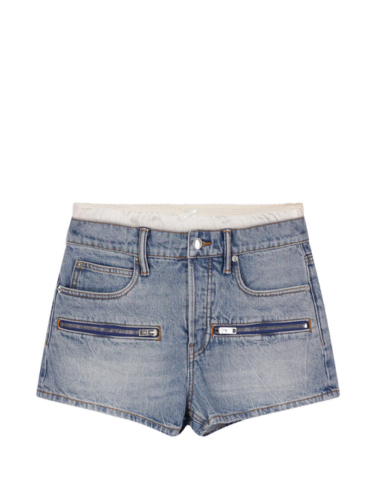 denim shorts