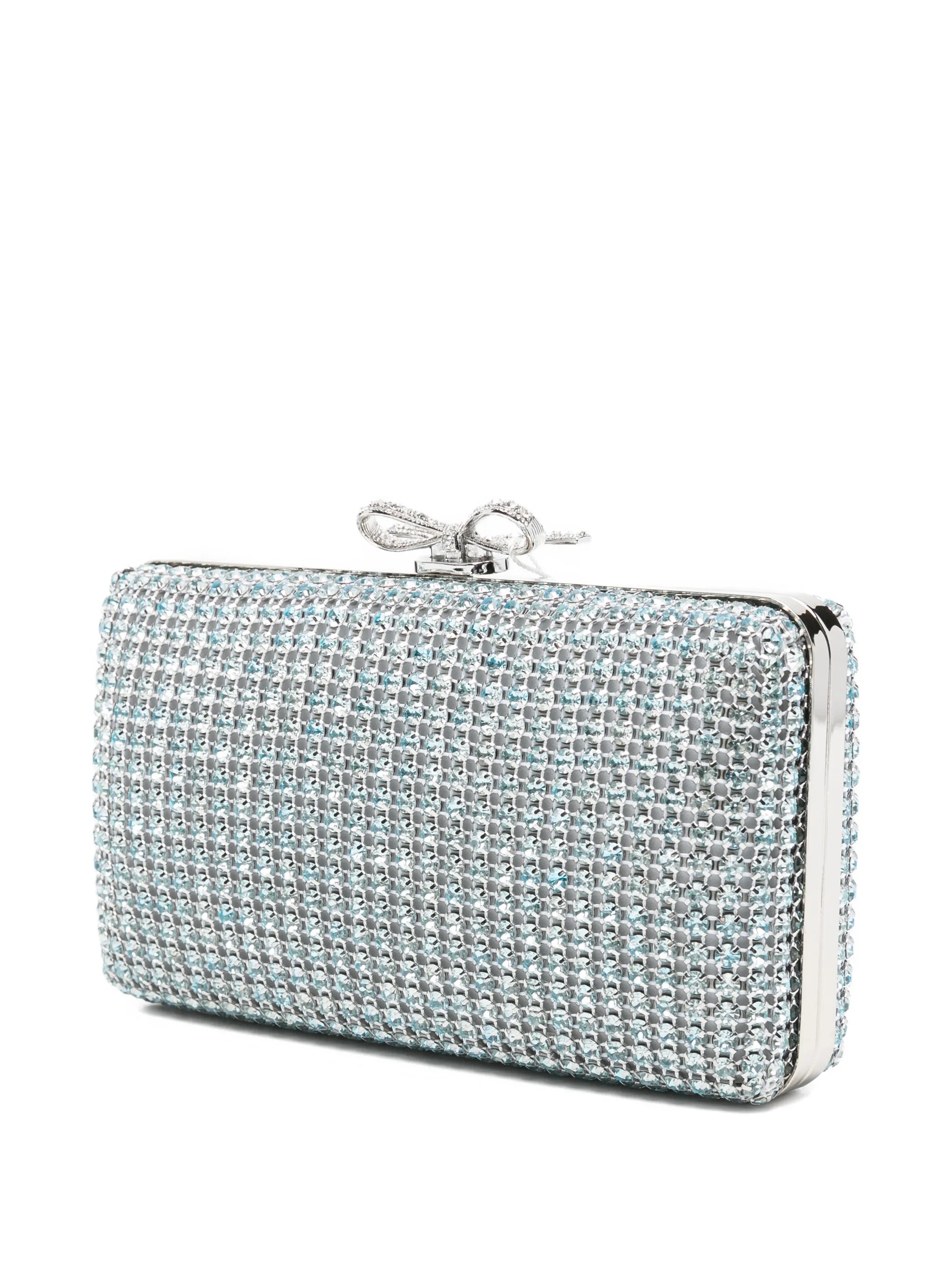 crystal-embellished clutch bag