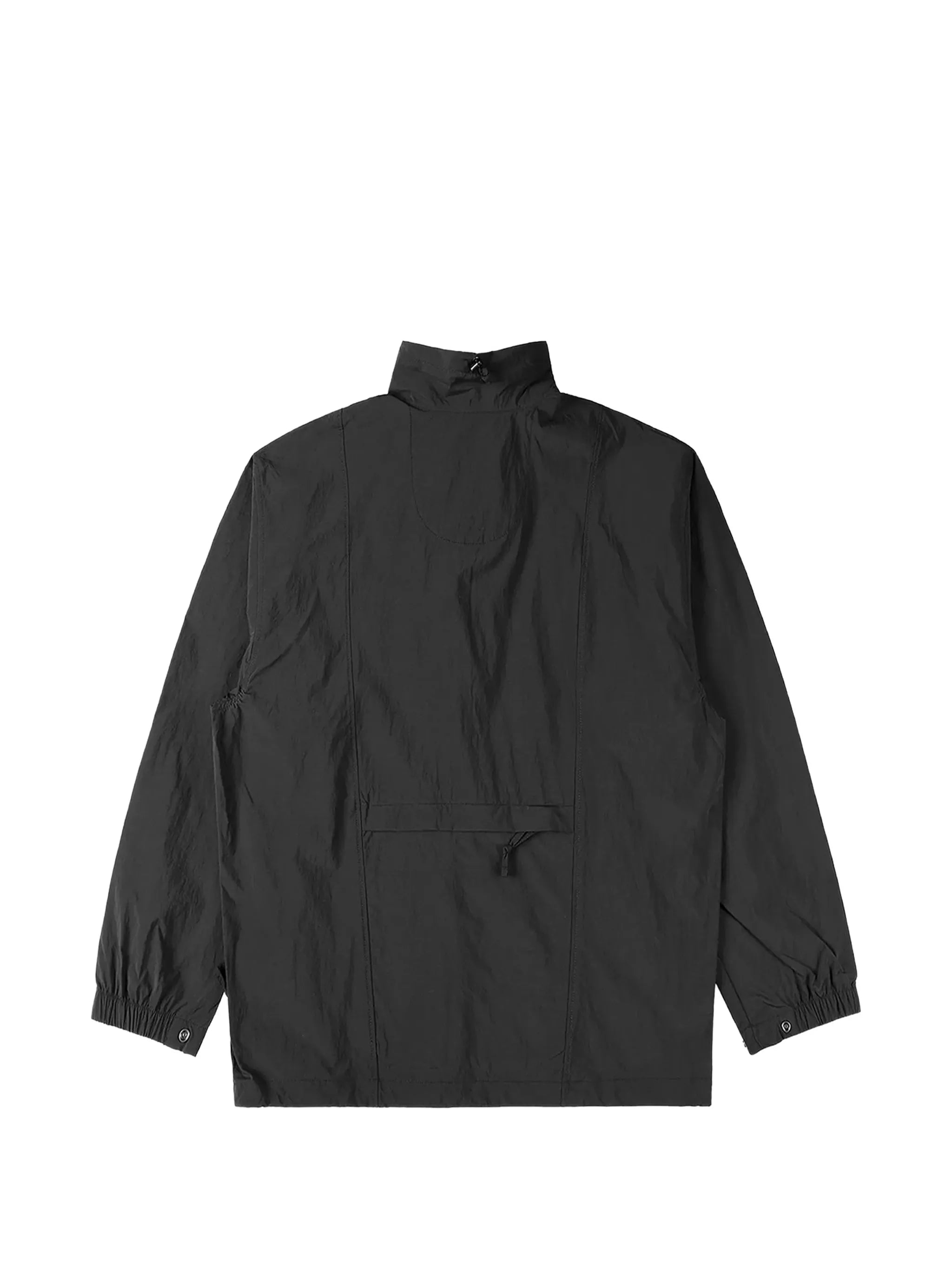 half-zip logo-patch jacket