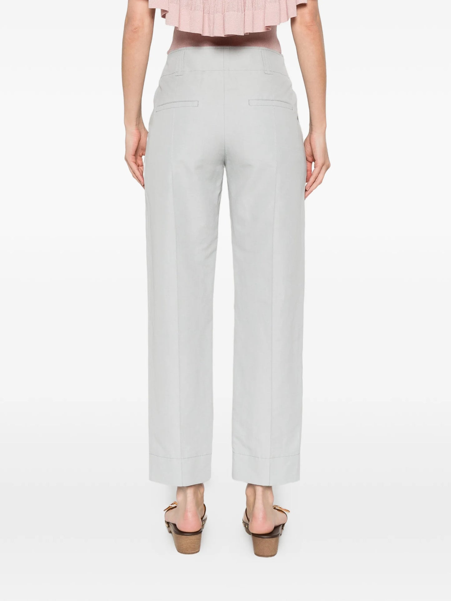 straight-leg trousers