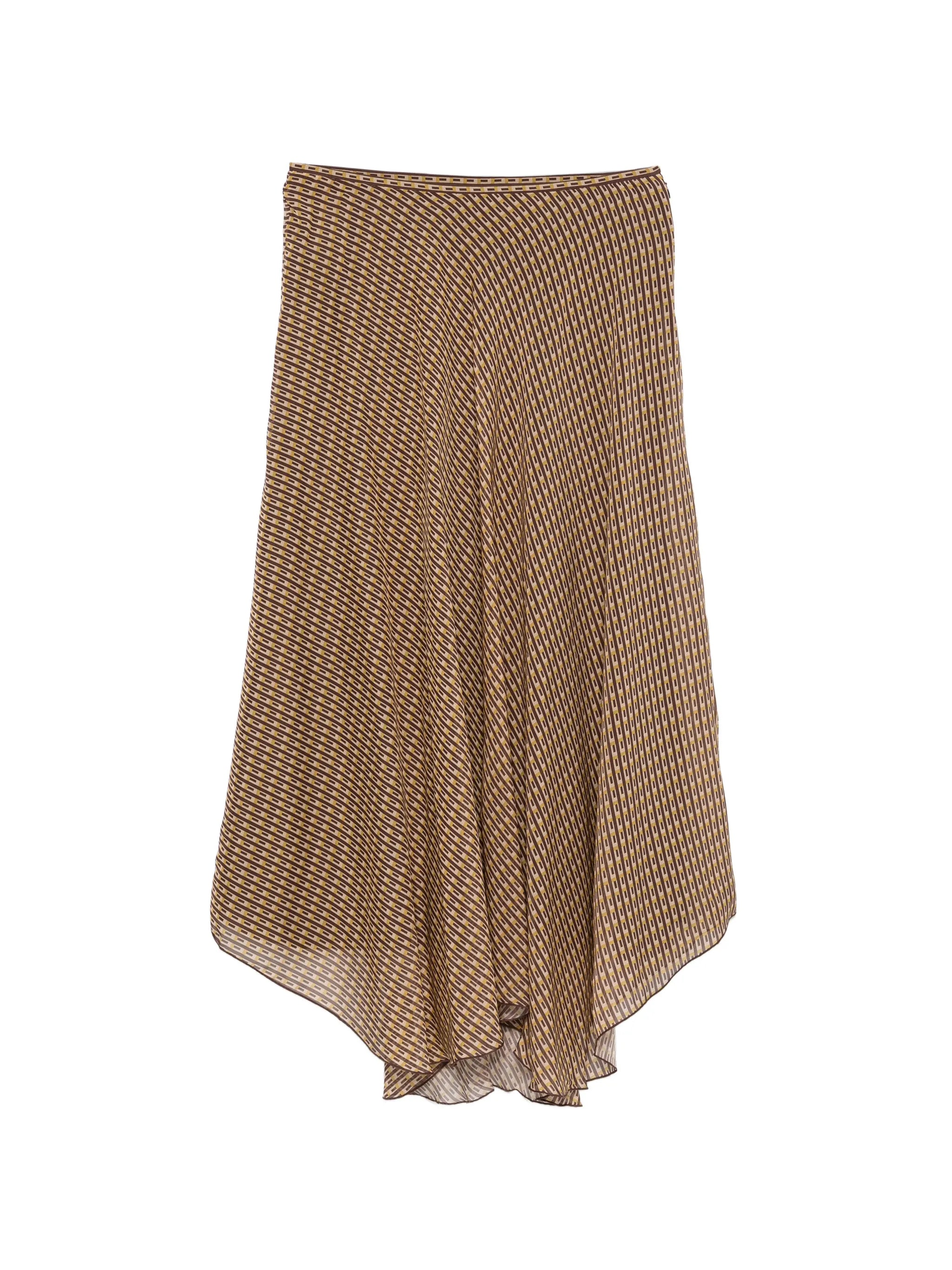 Cooper geometric-pattern maxi skirt