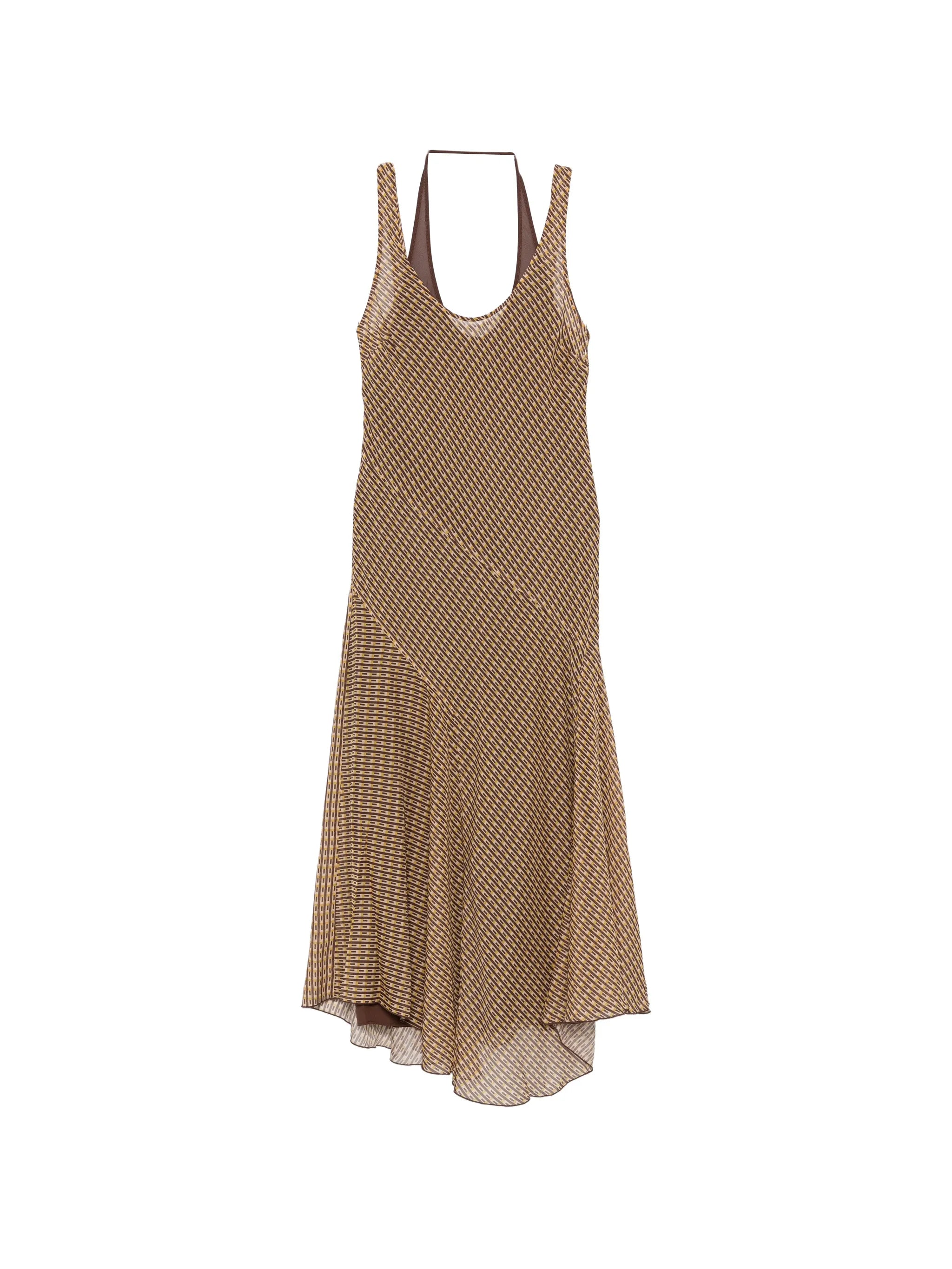 Cooper layered midi dress