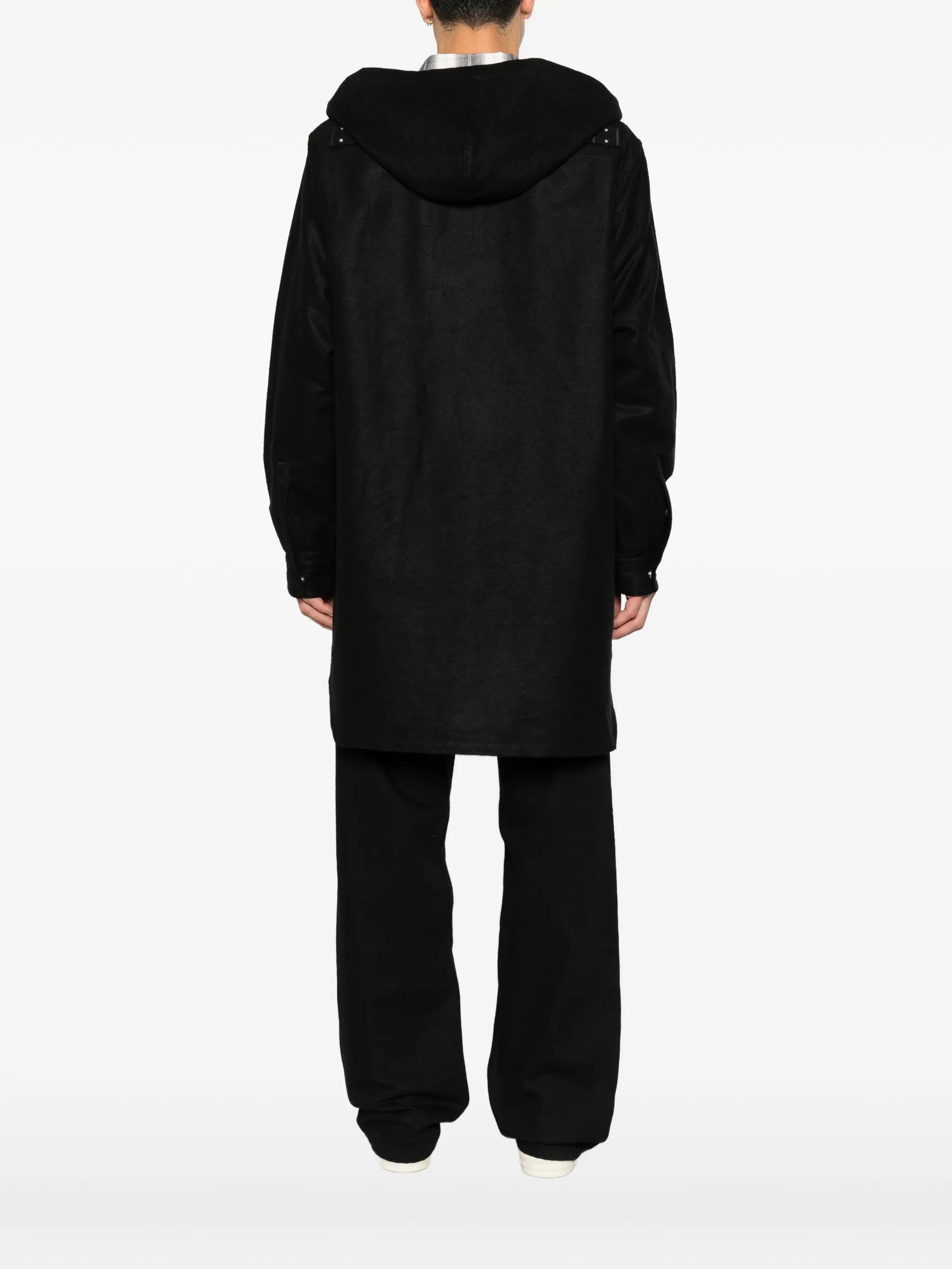 hooded coat