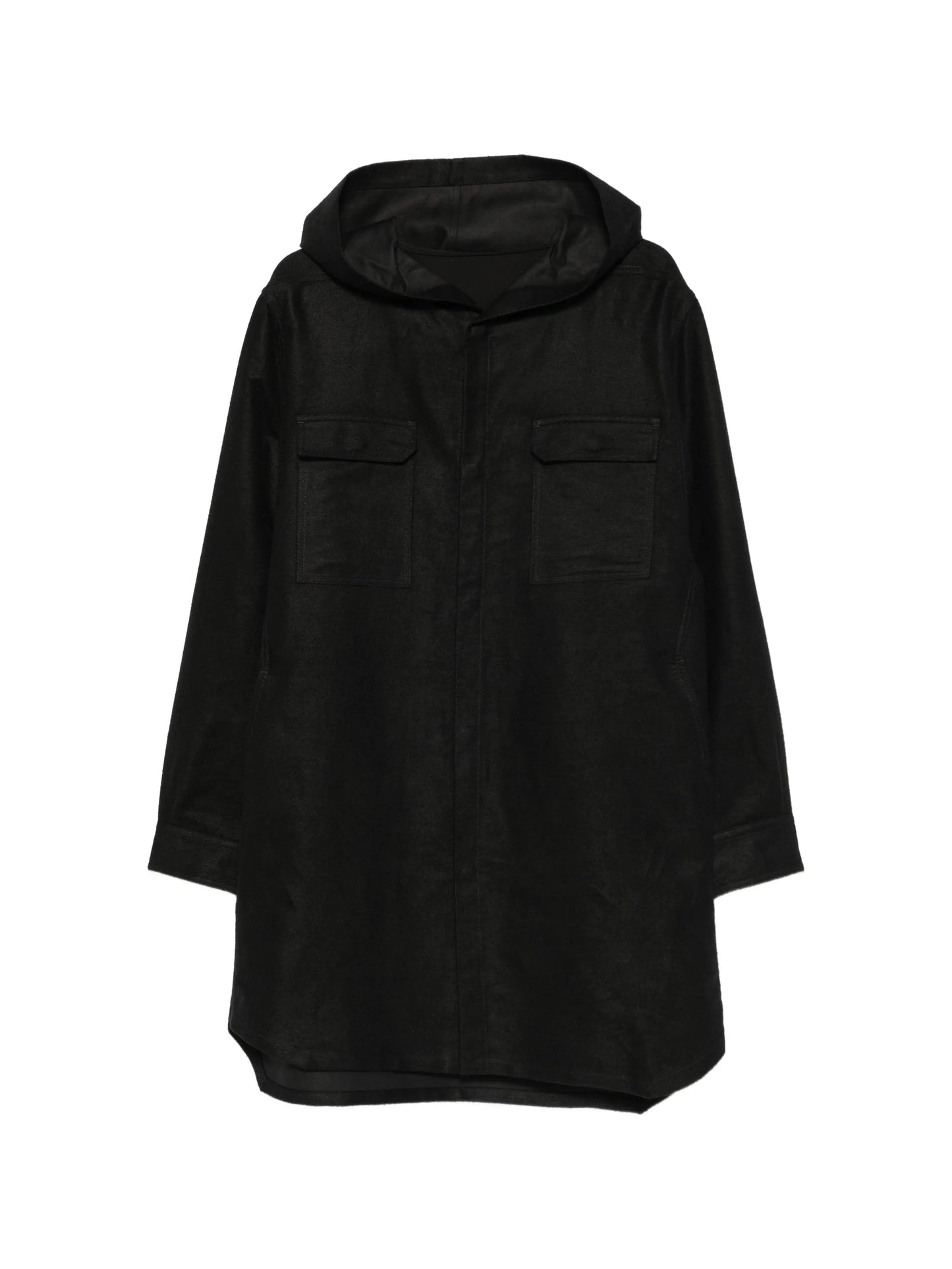 hooded coat