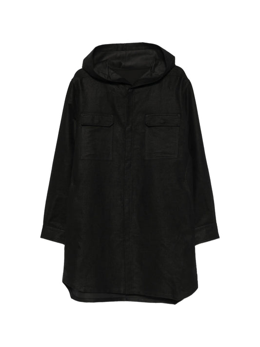 hooded coat