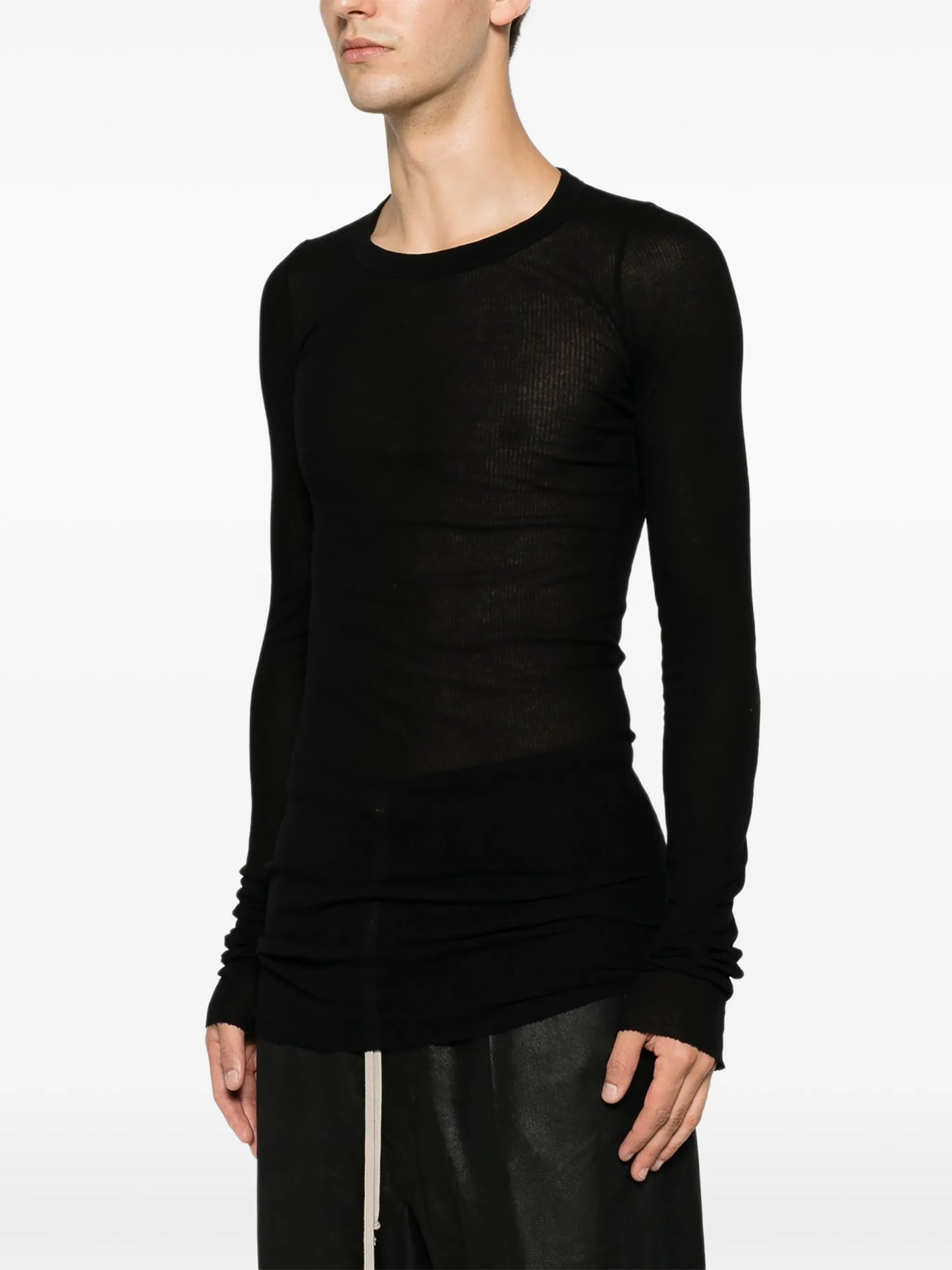 Tower rib long-sleeved tee