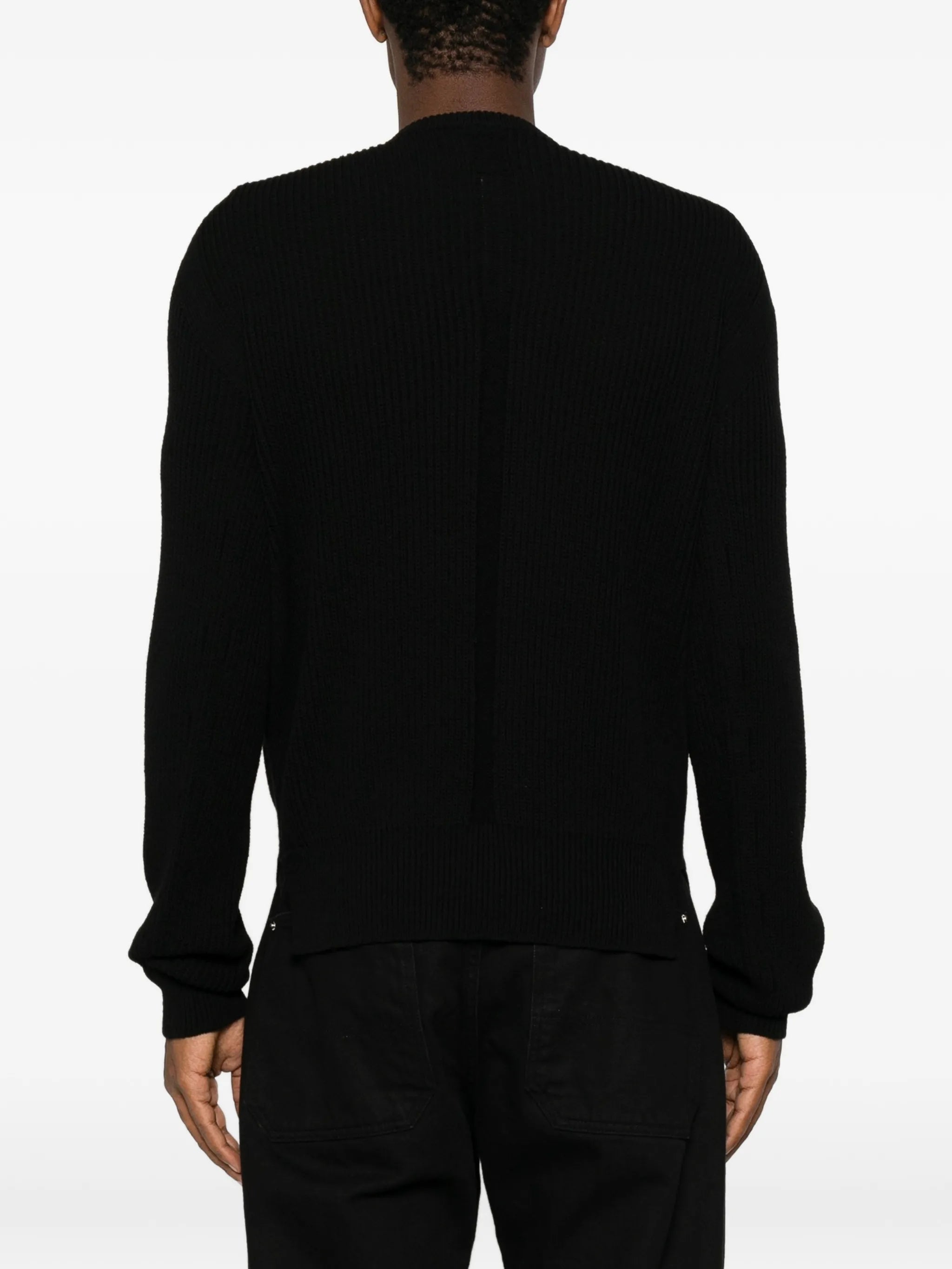 ribbed-knit Fisherman sweater