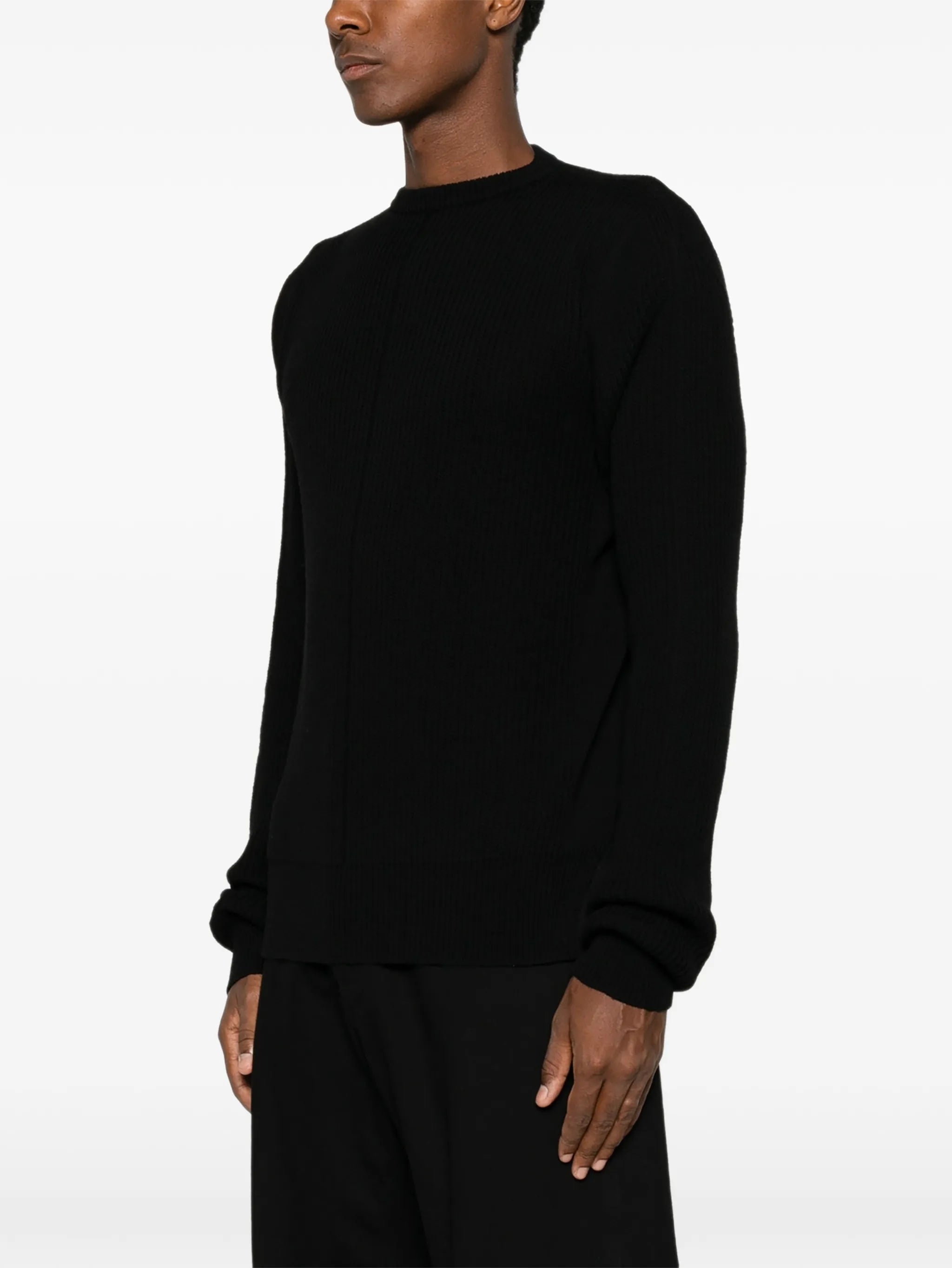 ribbed-knit Fisherman sweater