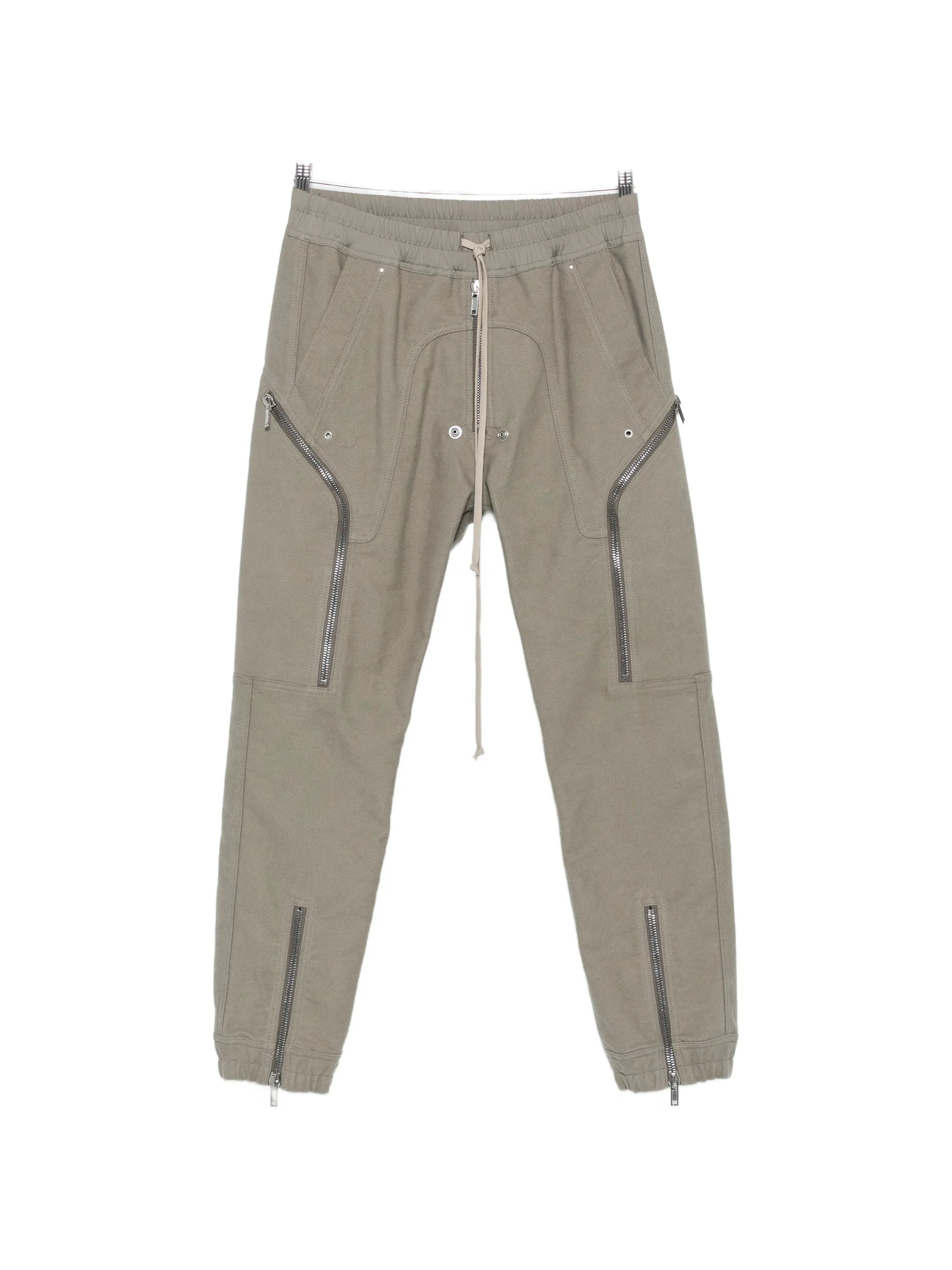 Heizer zip-detail trousers