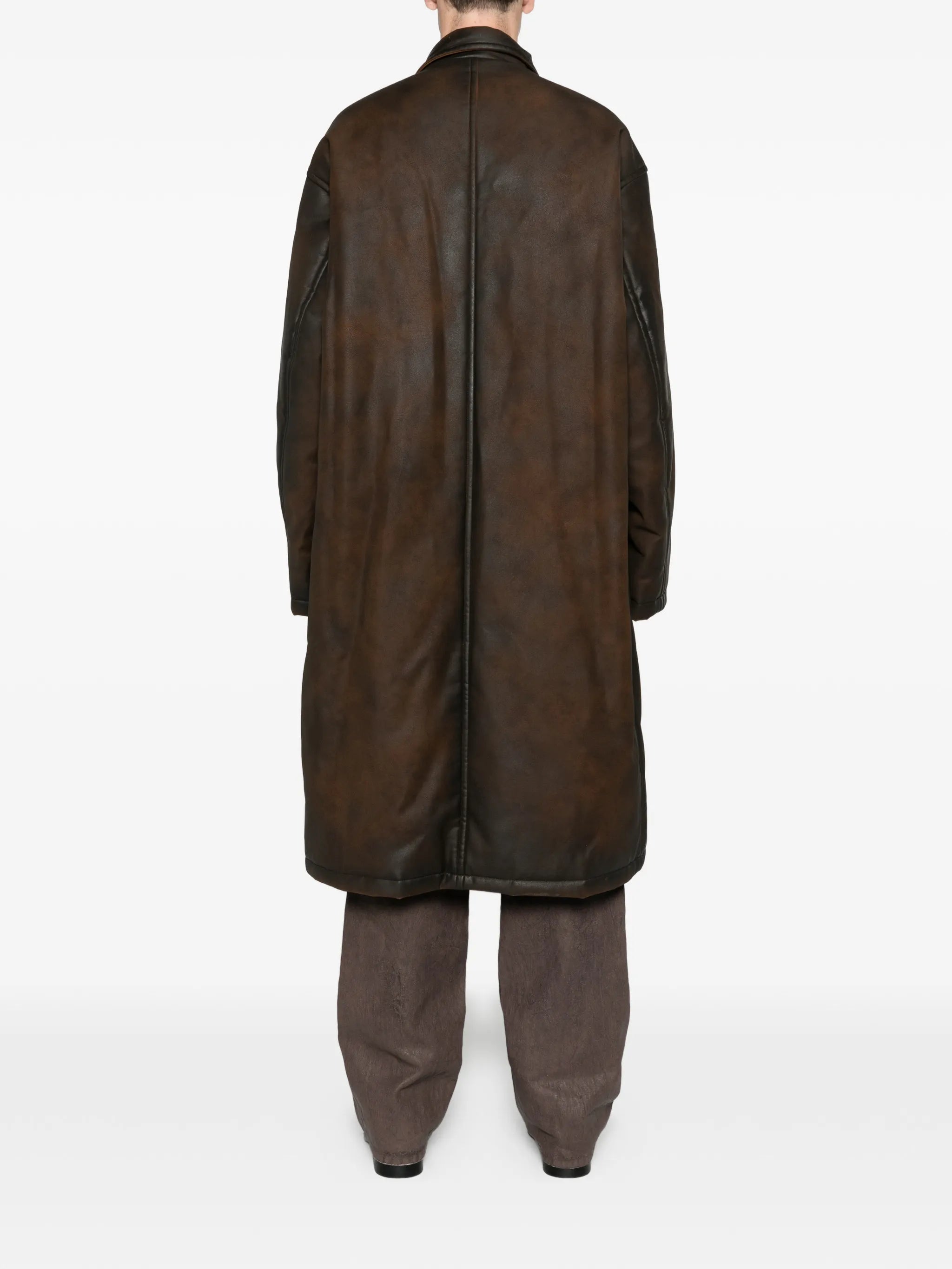 coated puffer coat