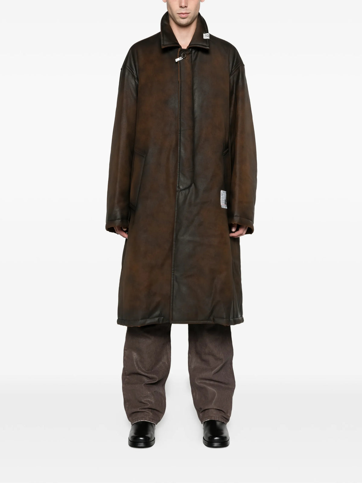 coated puffer coat