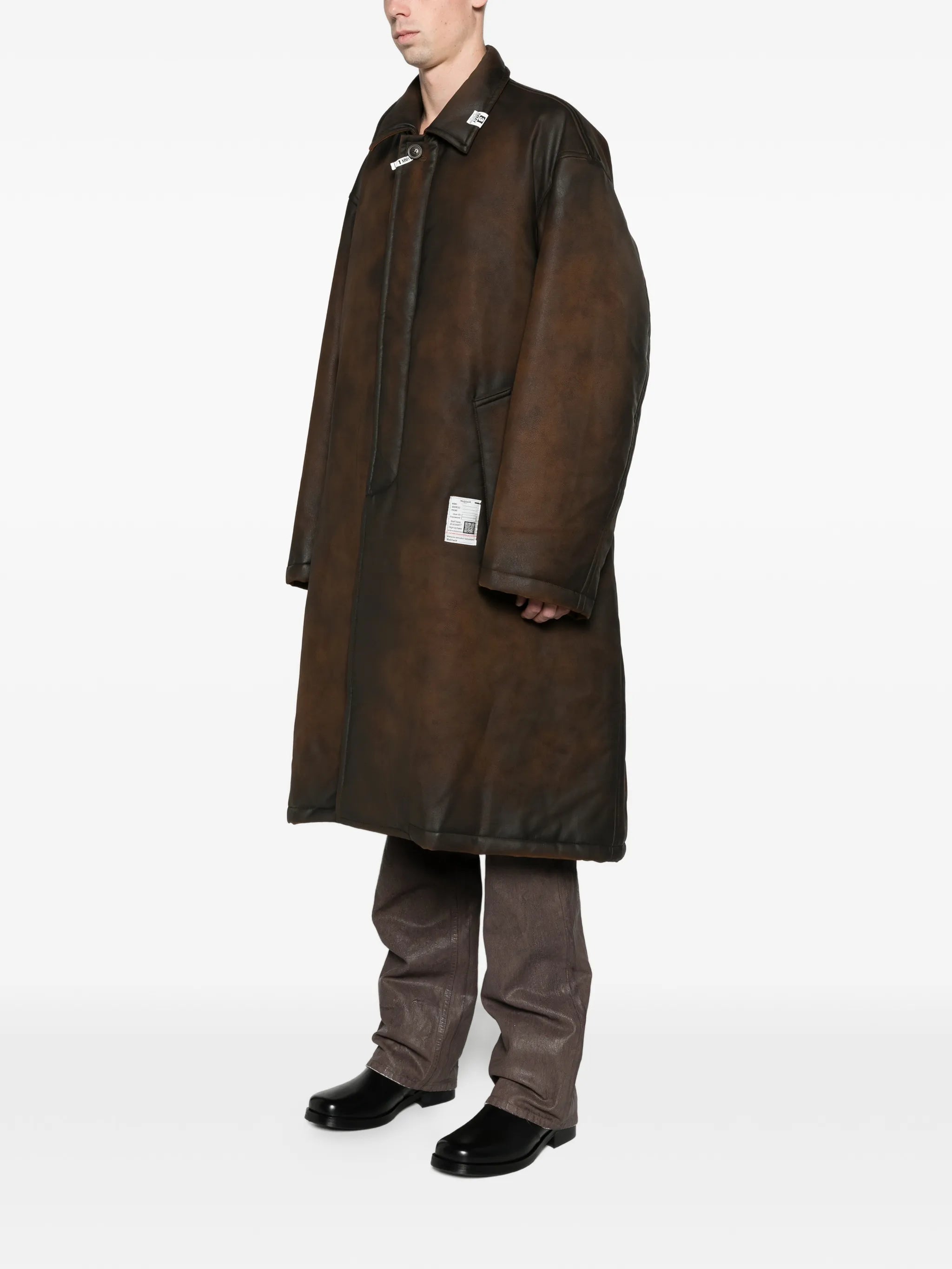 coated puffer coat
