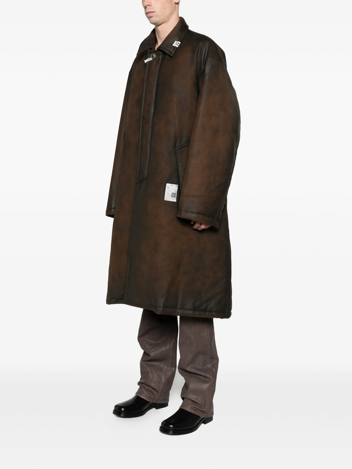 coated puffer coat