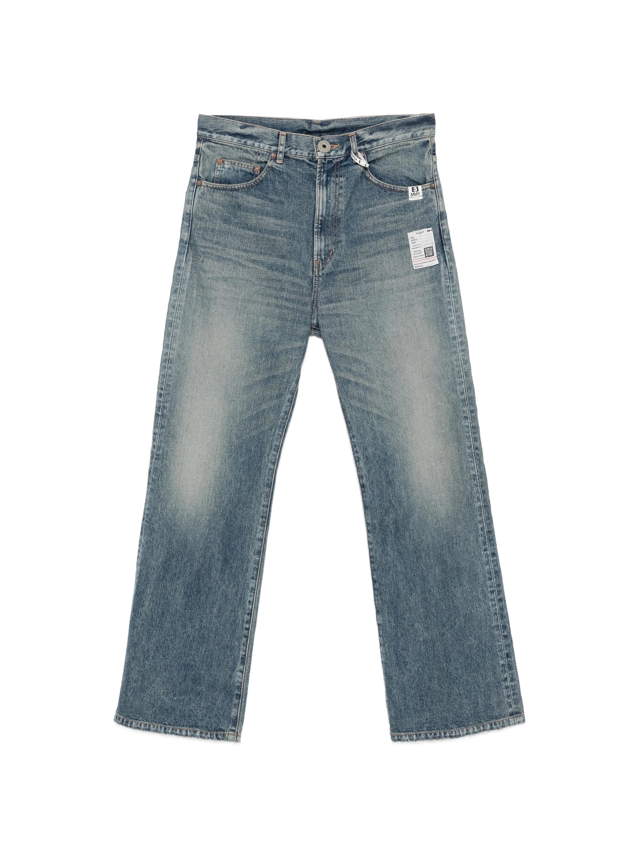 flare tapered jeans