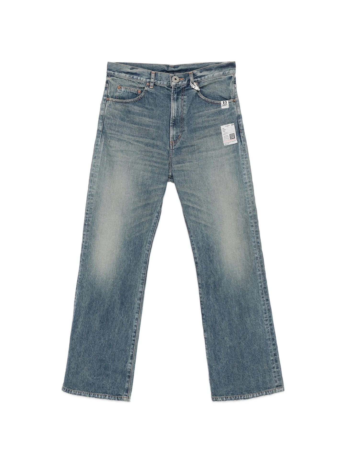 flare tapered jeans