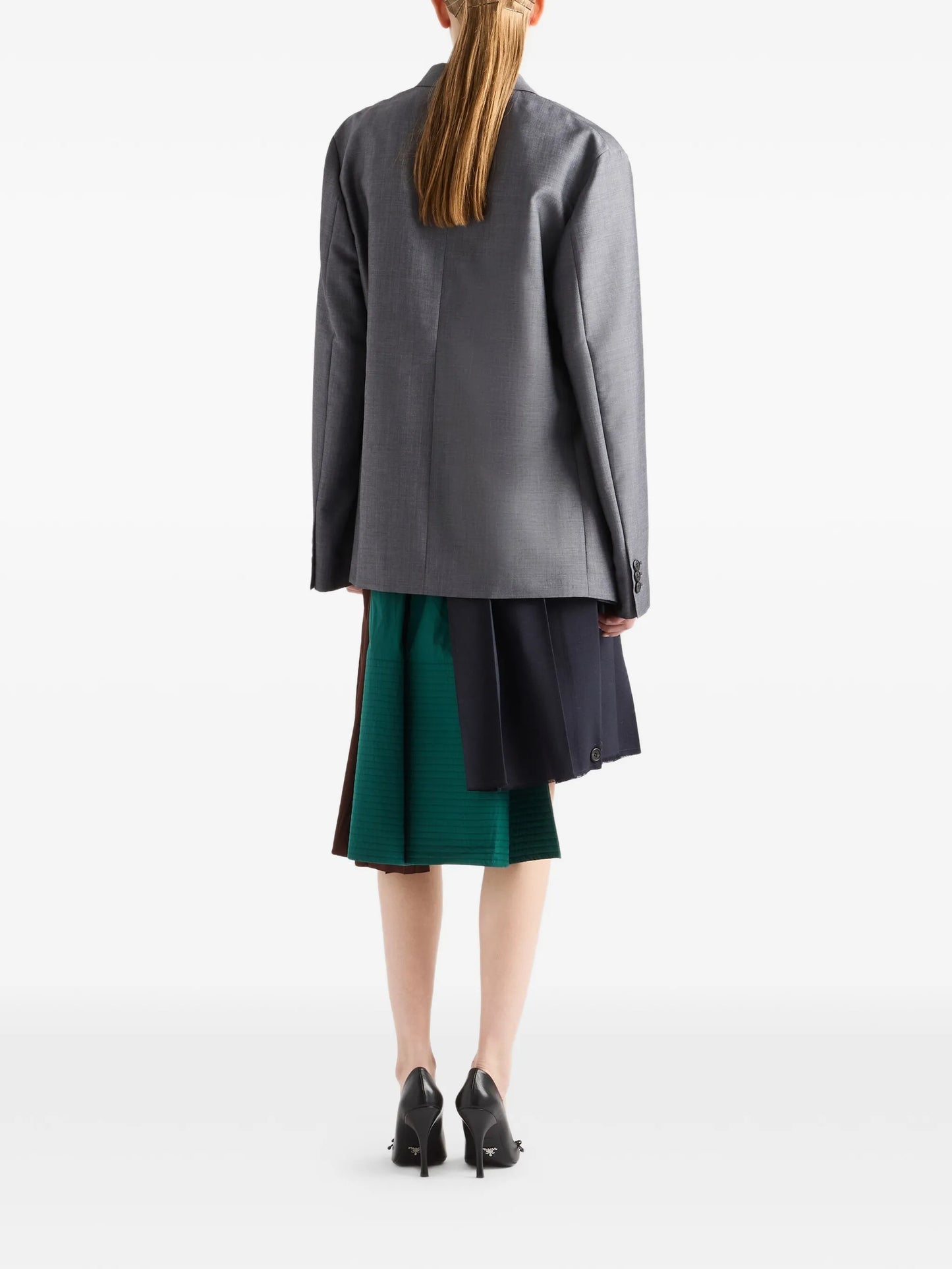 single-breasted kid-mohair jacket