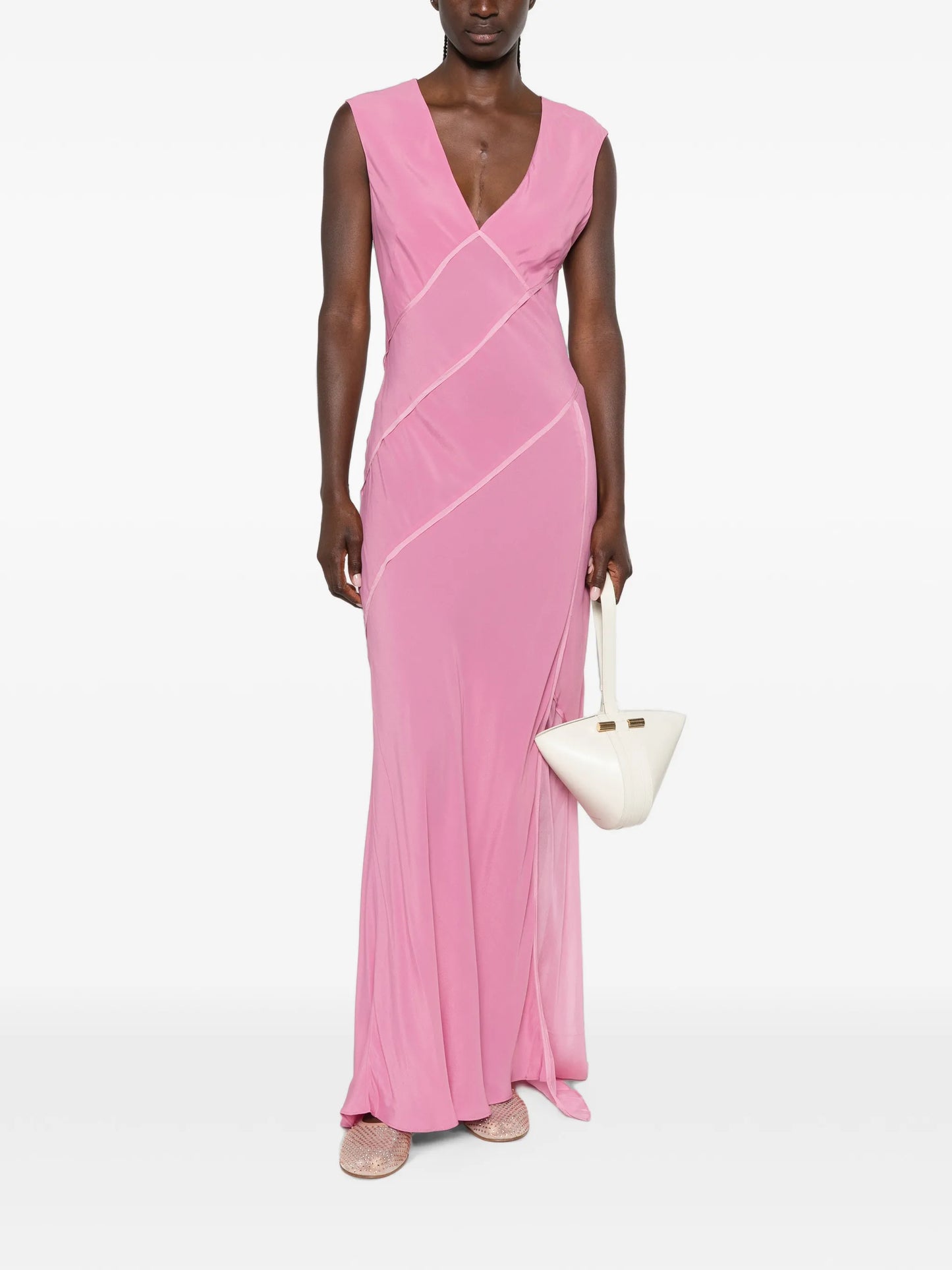 Elin panelled maxi dress