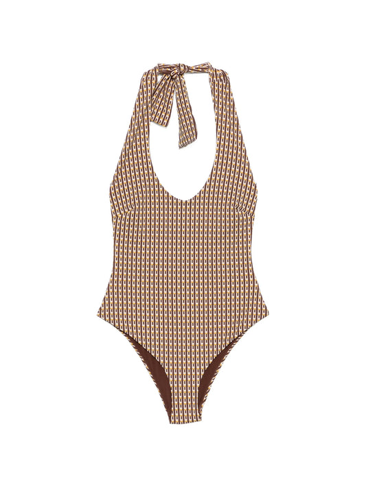 Cooper tie one piece swimsuit