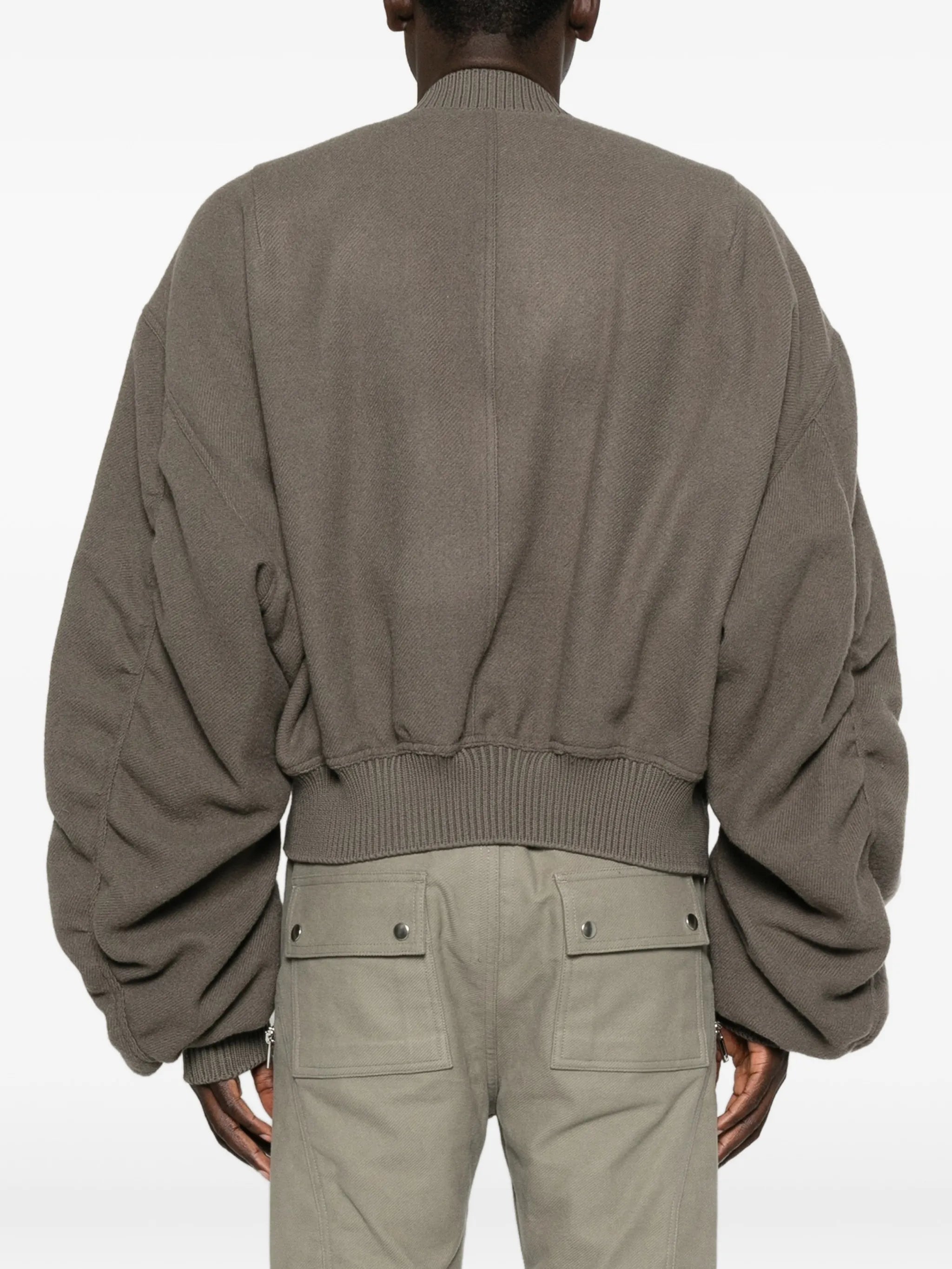 Tower Secchia flight jacket in boiled wool