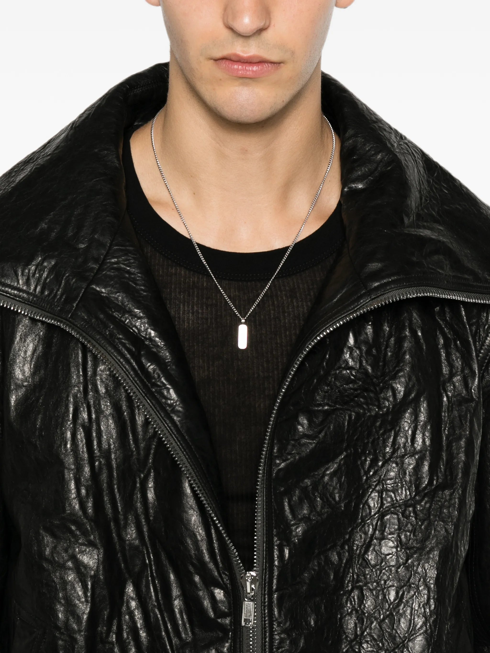 Tower Dracuflight jacket in tumbled lamb
