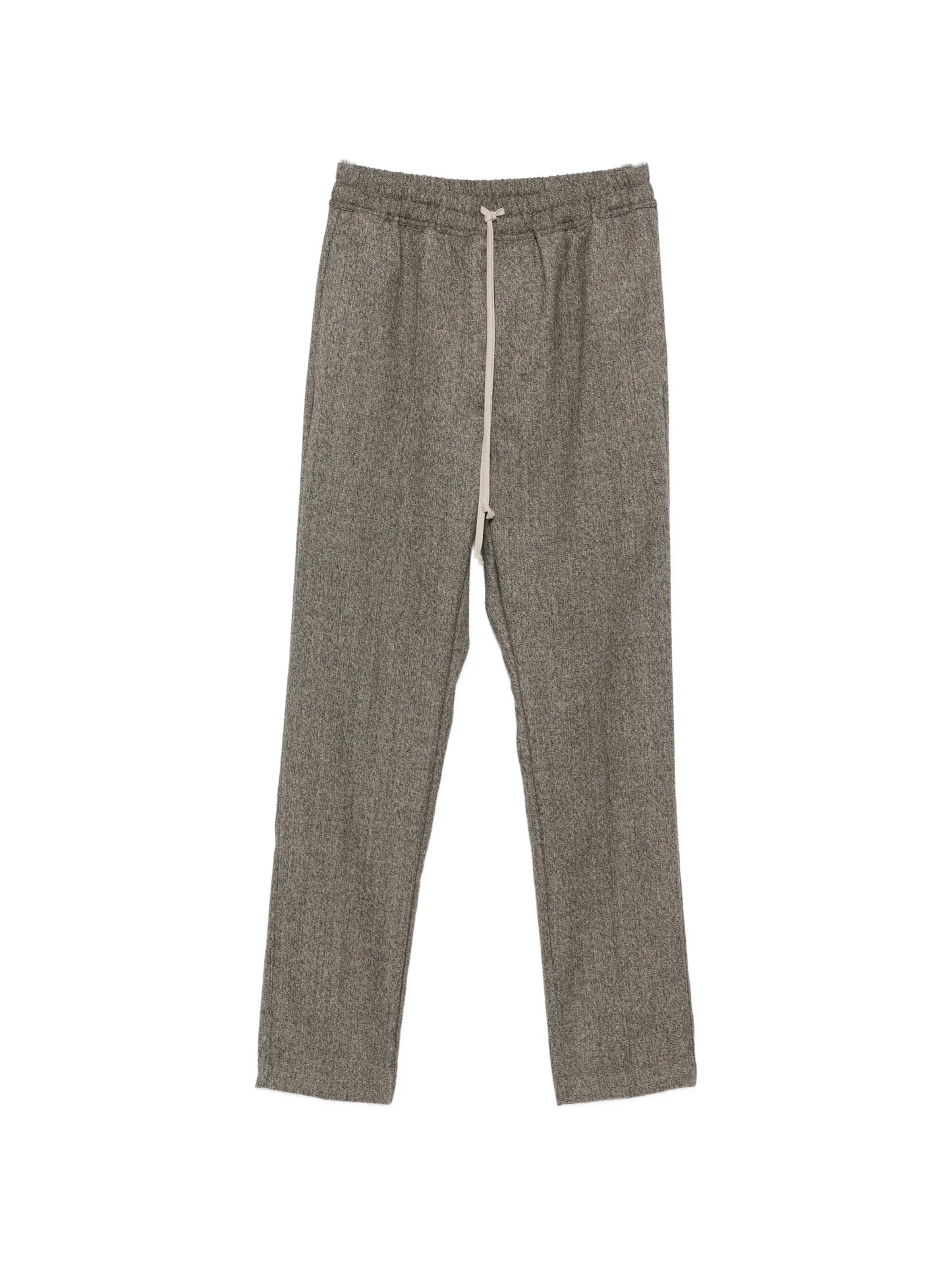 drawstring slim-leg trousers