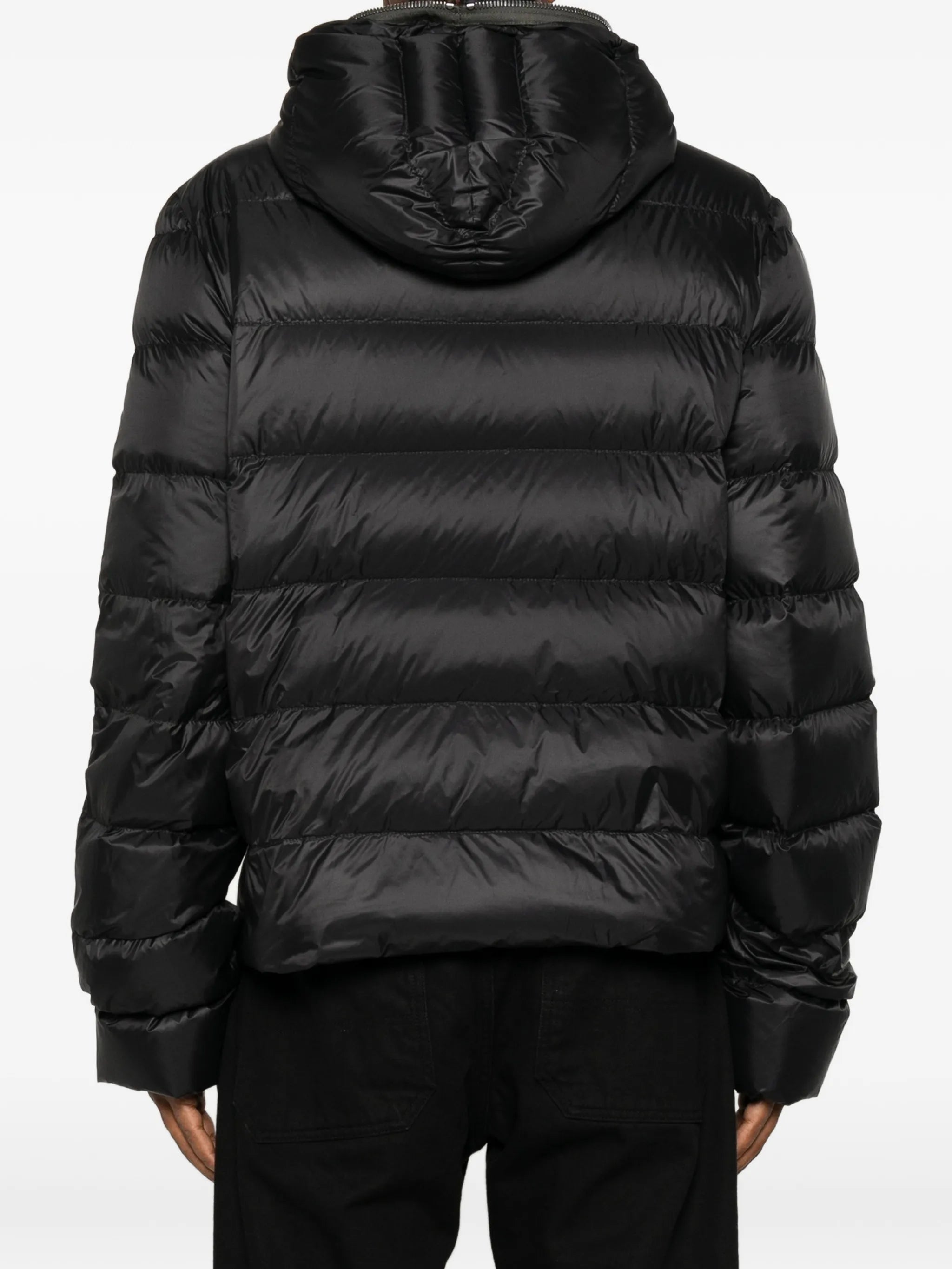 Gimp hooded down jacket