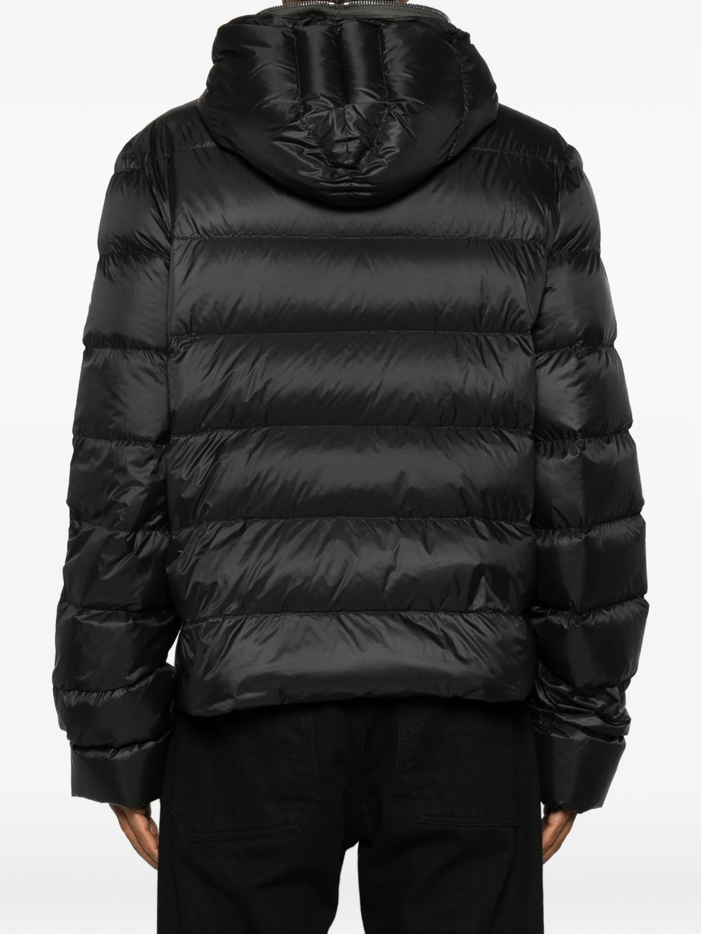 Gimp hooded down jacket