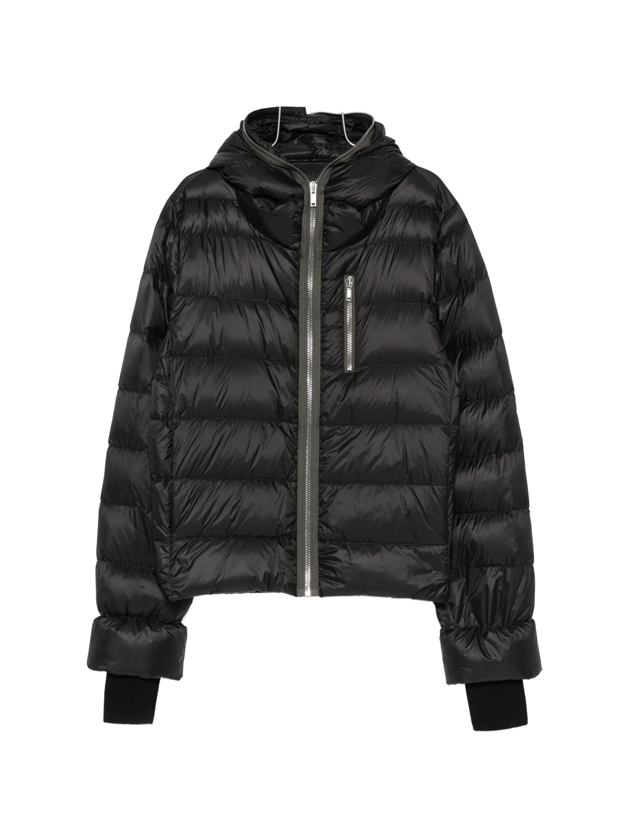 Gimp hooded down jacket